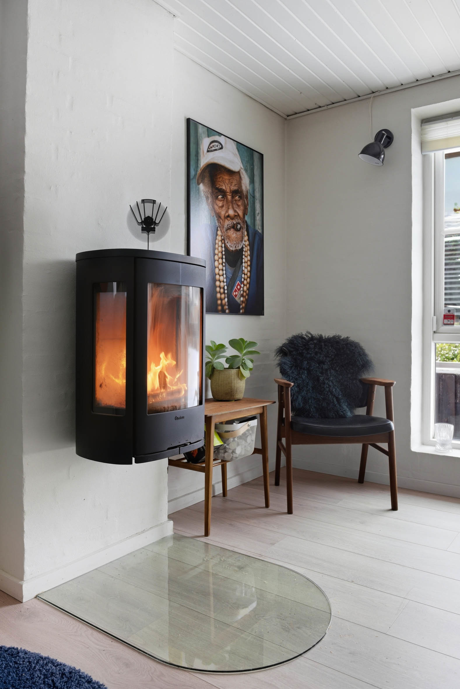 Fremhævet stue billede i fuldskærmstilstand. Billede af Slåenvej 150, Mejdal, 7500 Holstebro