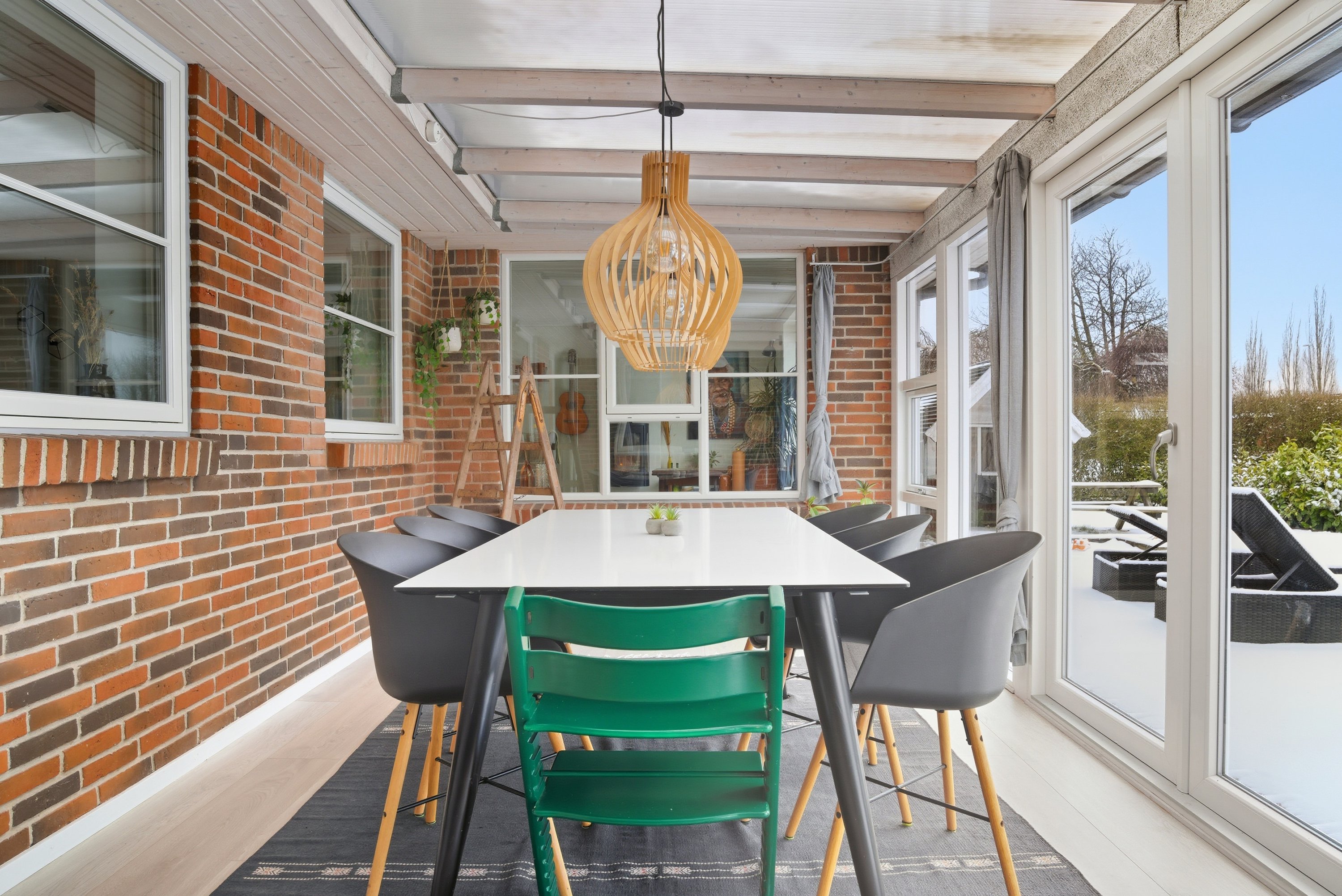 Fremhævet udestue billede i fuldskærmstilstand. Billede af Slåenvej 150, Mejdal, 7500 Holstebro