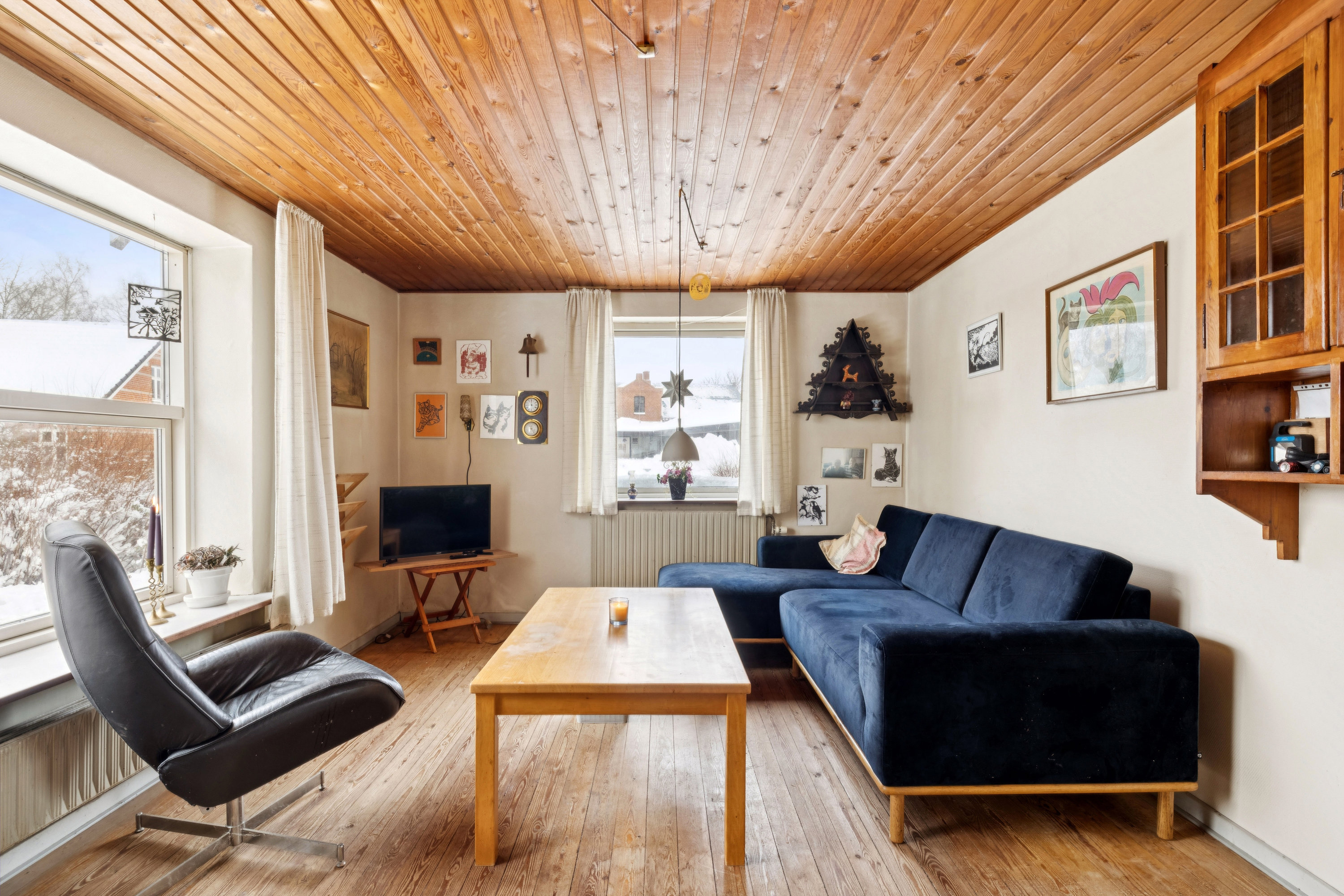 Fremhævet stue billede i fuldskærmstilstand. Billede af Ramtenvej 12, 8581 Nimtofte