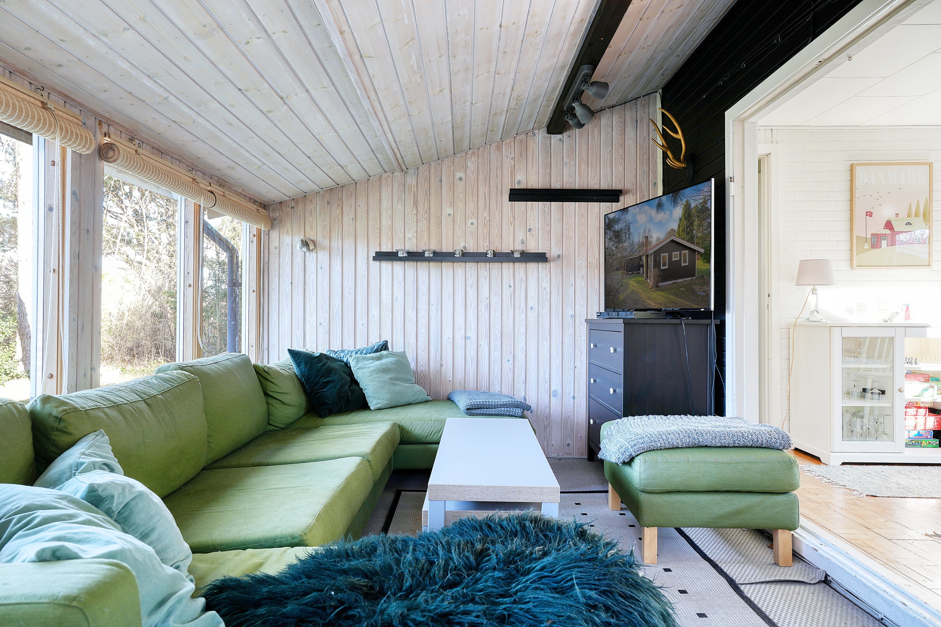 Fremhævet stue billede i fuldskærmstilstand. Billede af Nyrup Plantagevej 2, Nyrup, 4500 Nykøbing Sj