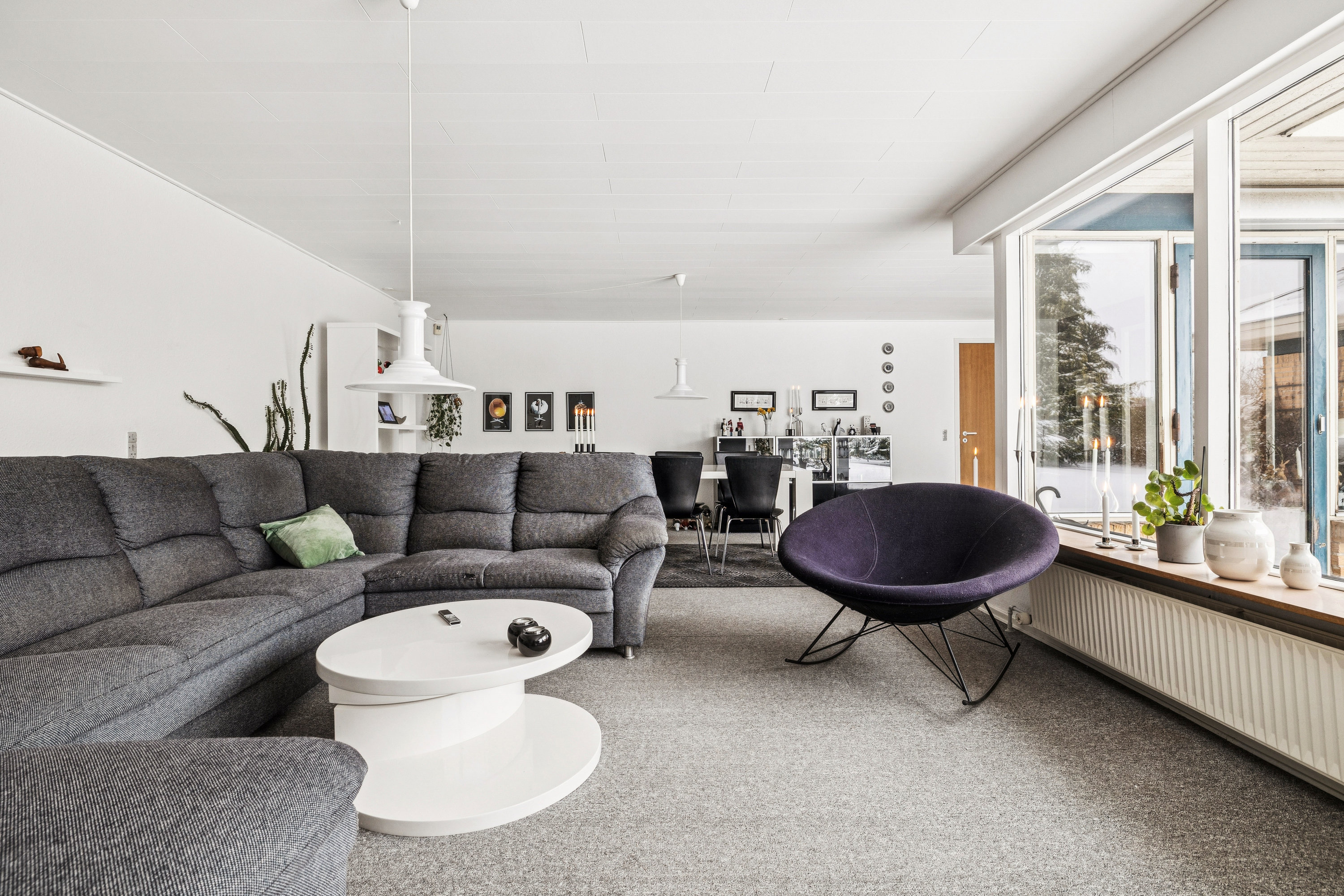 Fremhævet stue billede i fuldskærmstilstand. Billede af Hyldevej 7, 8930 Randers NØ