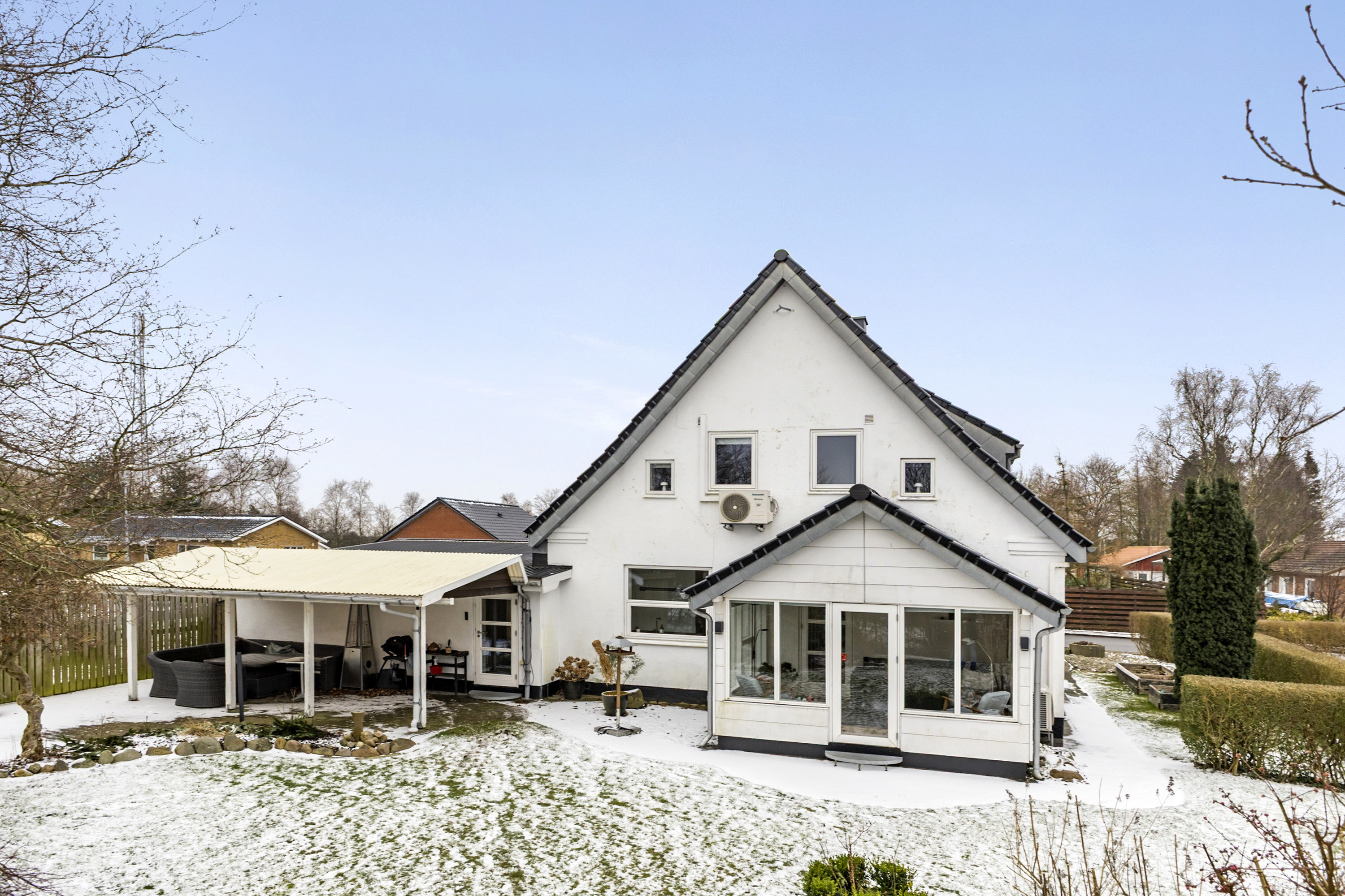 Fremhævet ejendommen billede i fuldskærmstilstand. Billede af Stensbækvej 1A, Arnum, 6510 Gram