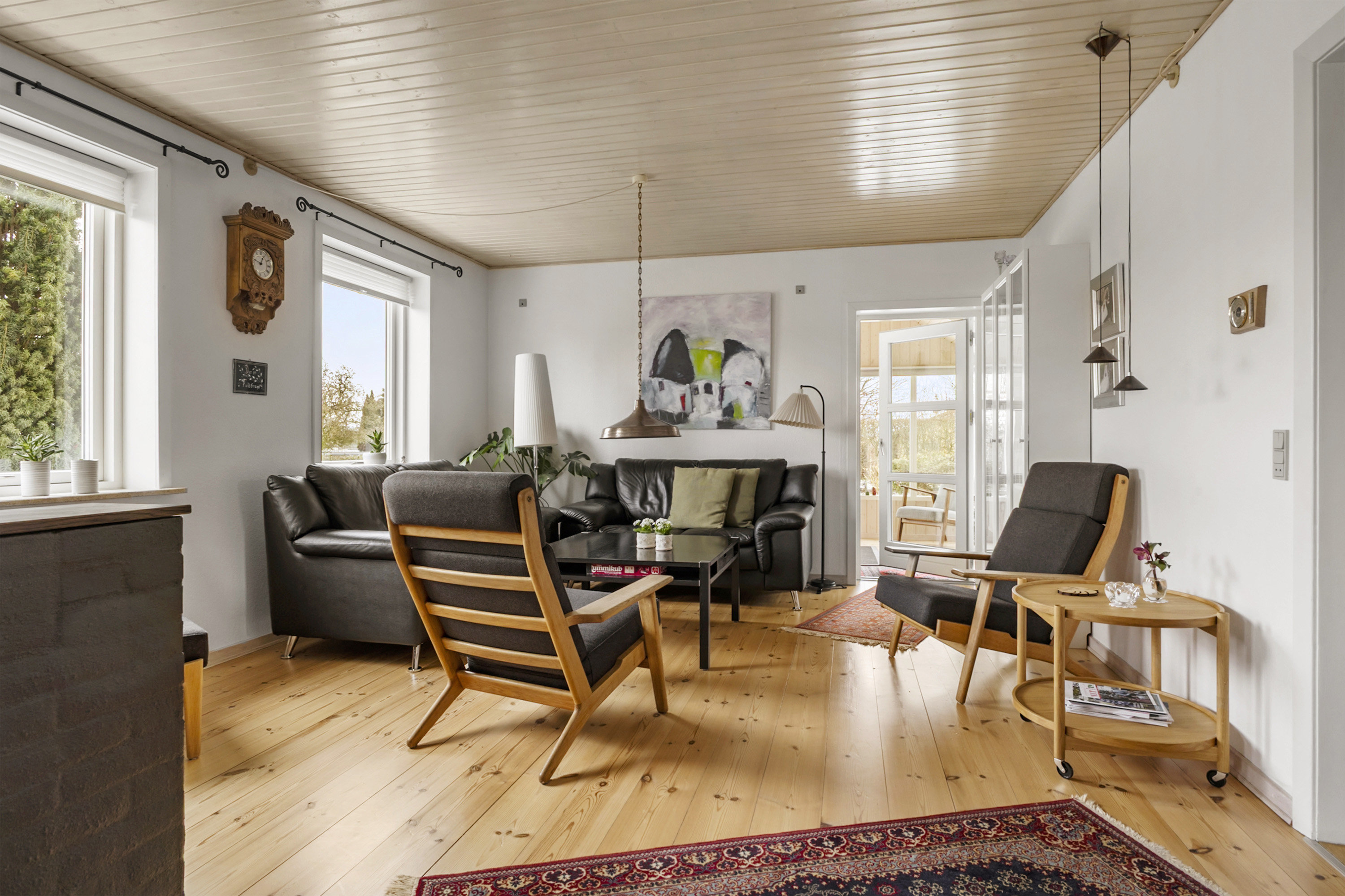 Fremhævet stue billede i fuldskærmstilstand. Billede af Stensbækvej 1A, Arnum, 6510 Gram