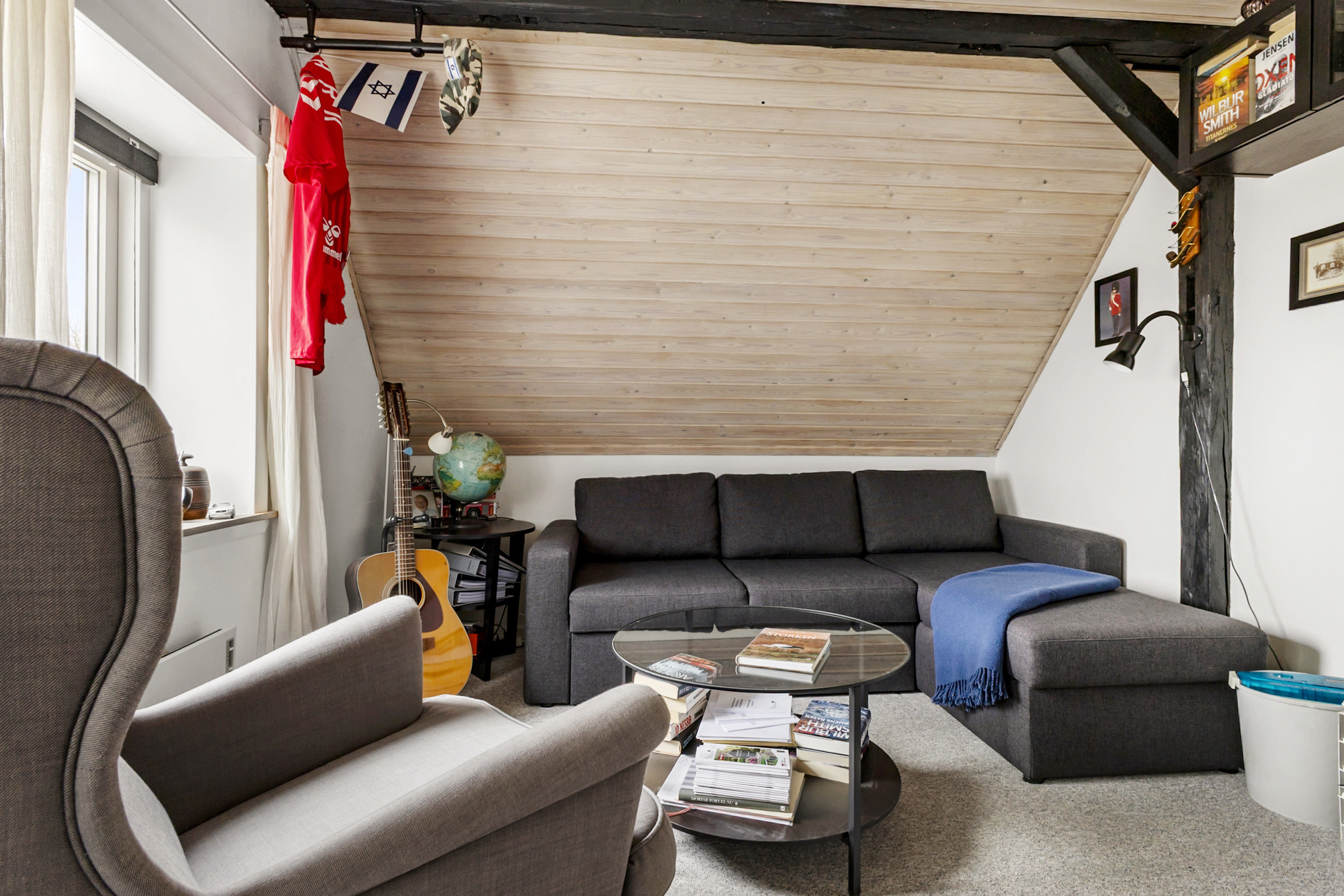 Fremhævet stue billede i fuldskærmstilstand. Billede af Stensbækvej 1A, Arnum, 6510 Gram