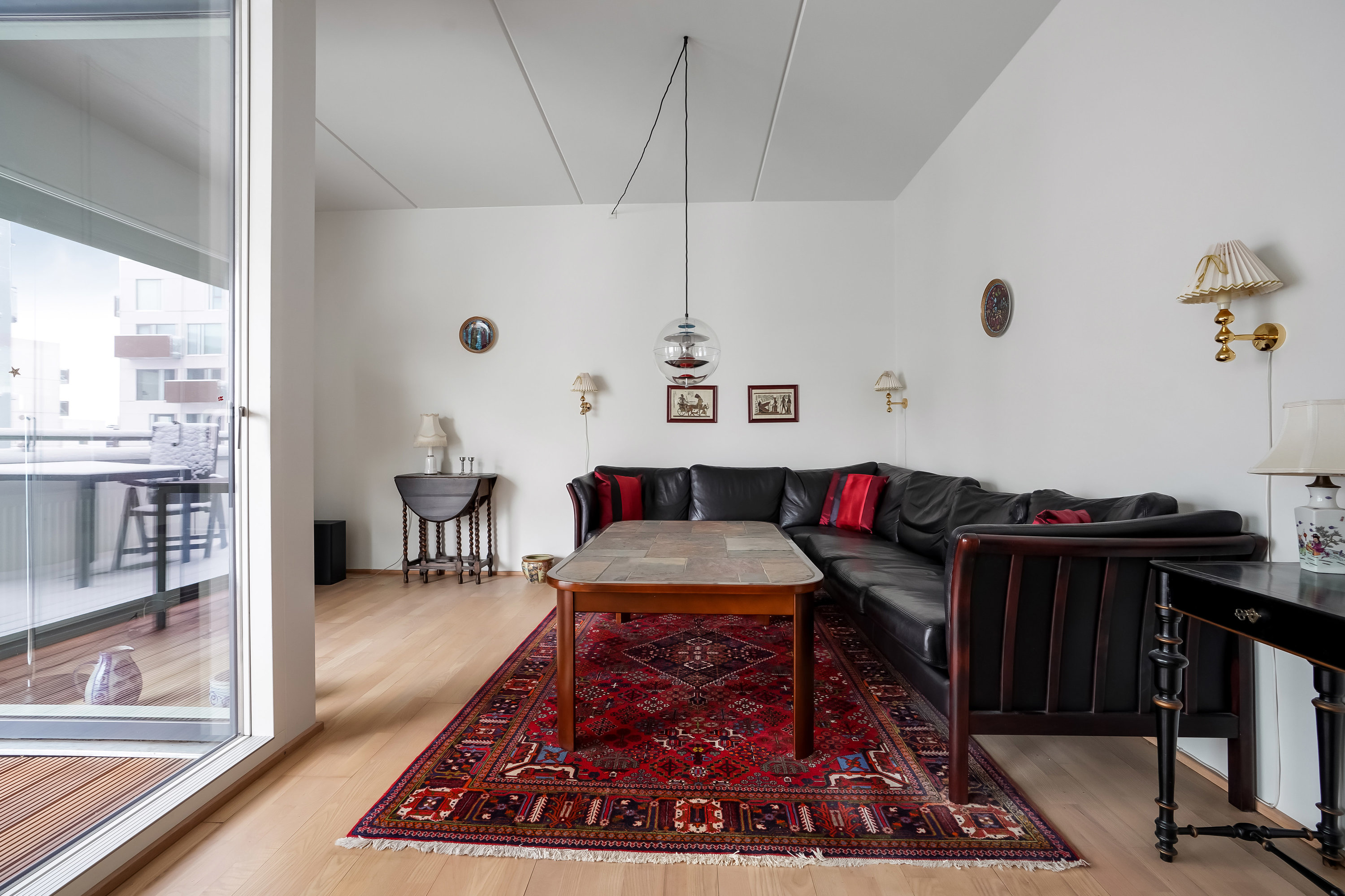 Fremhævet stue billede i fuldskærmstilstand. Billede af Promenadebyen 6, 3. th., 5000 Odense C