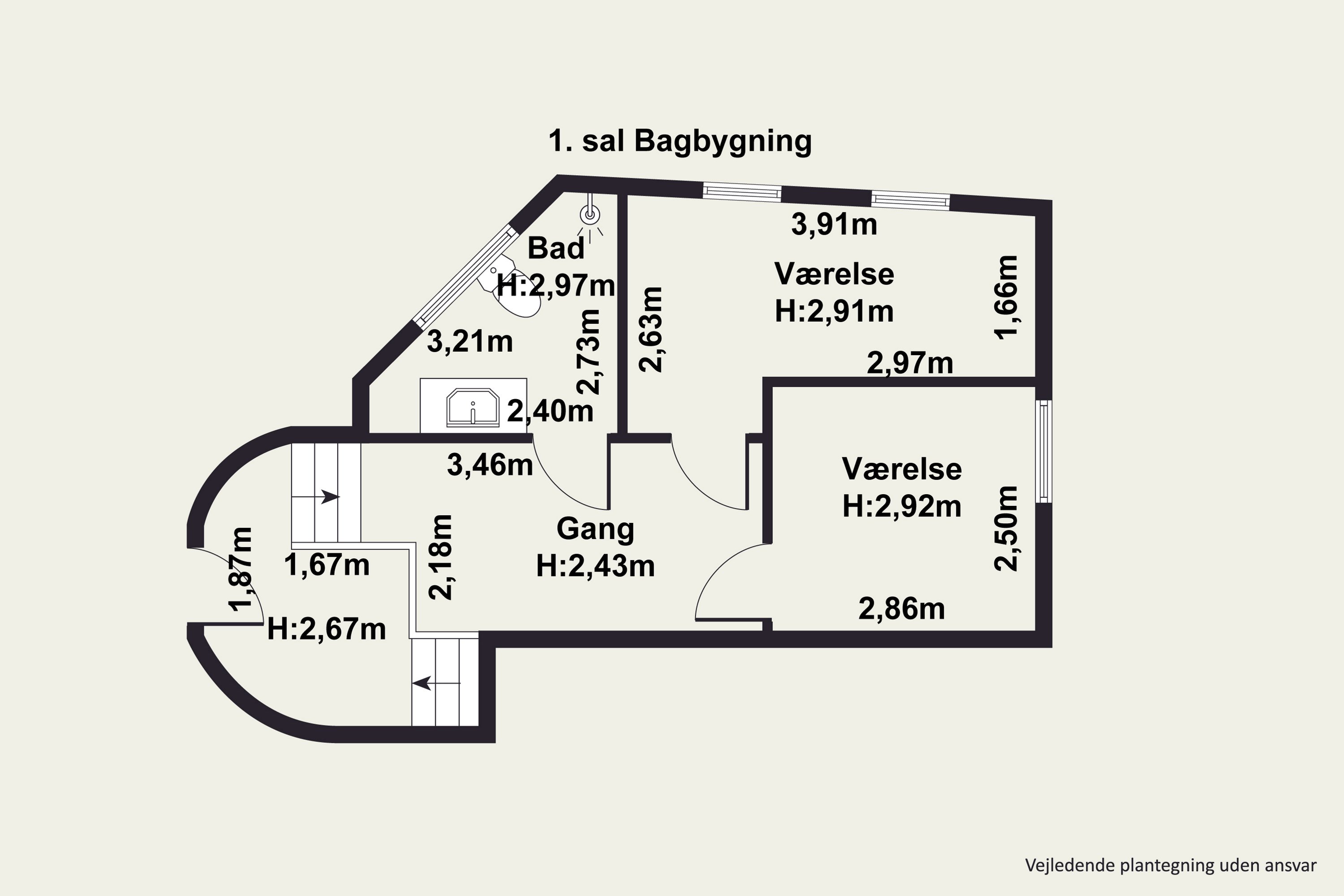 Plantegninger billede af Perlegade 73B, 1., 6400 Sønderborg