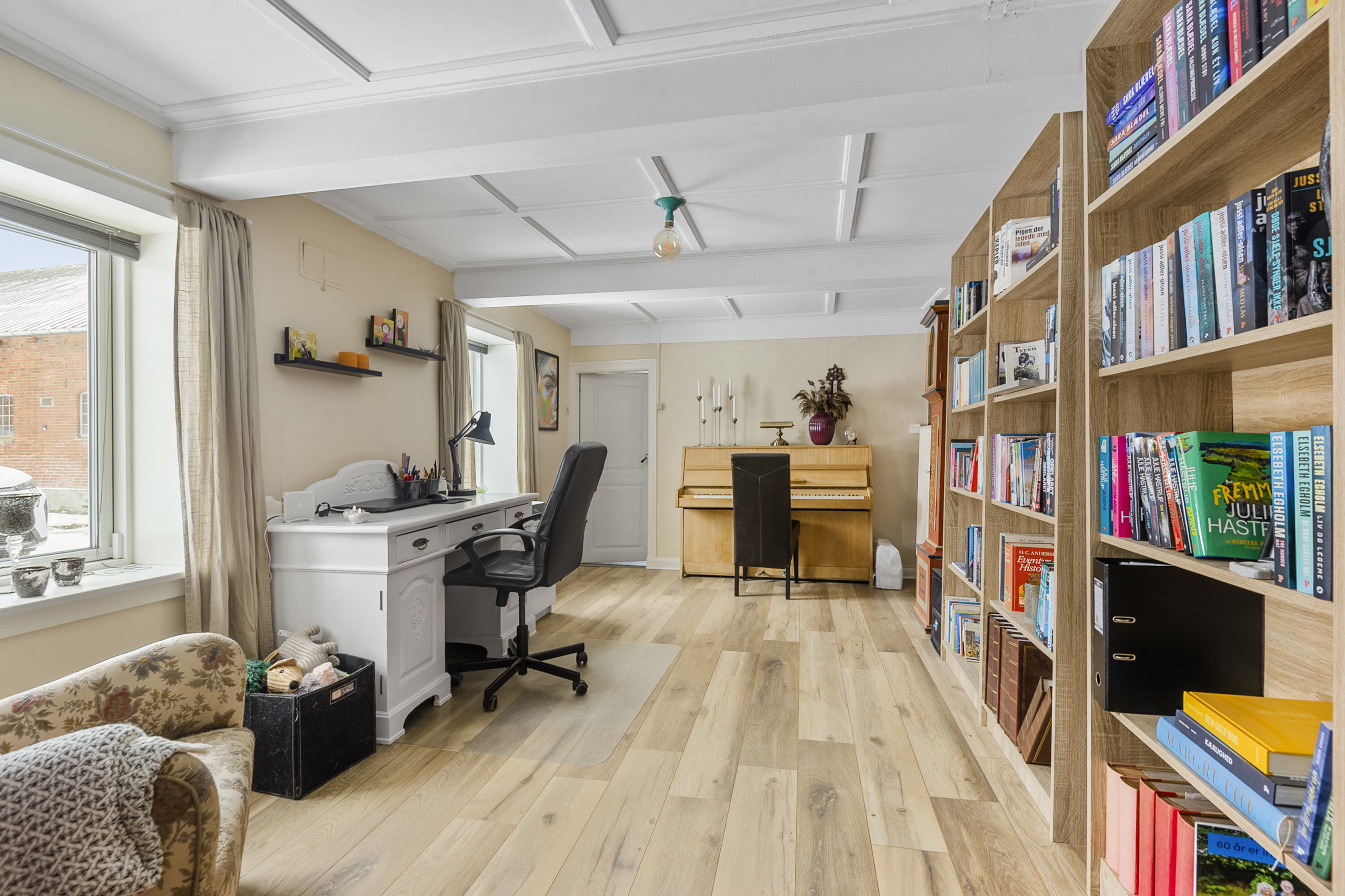 Fremhævet stue billede i fuldskærmstilstand. Billede af Uhrevej 3, 6862 Tistrup