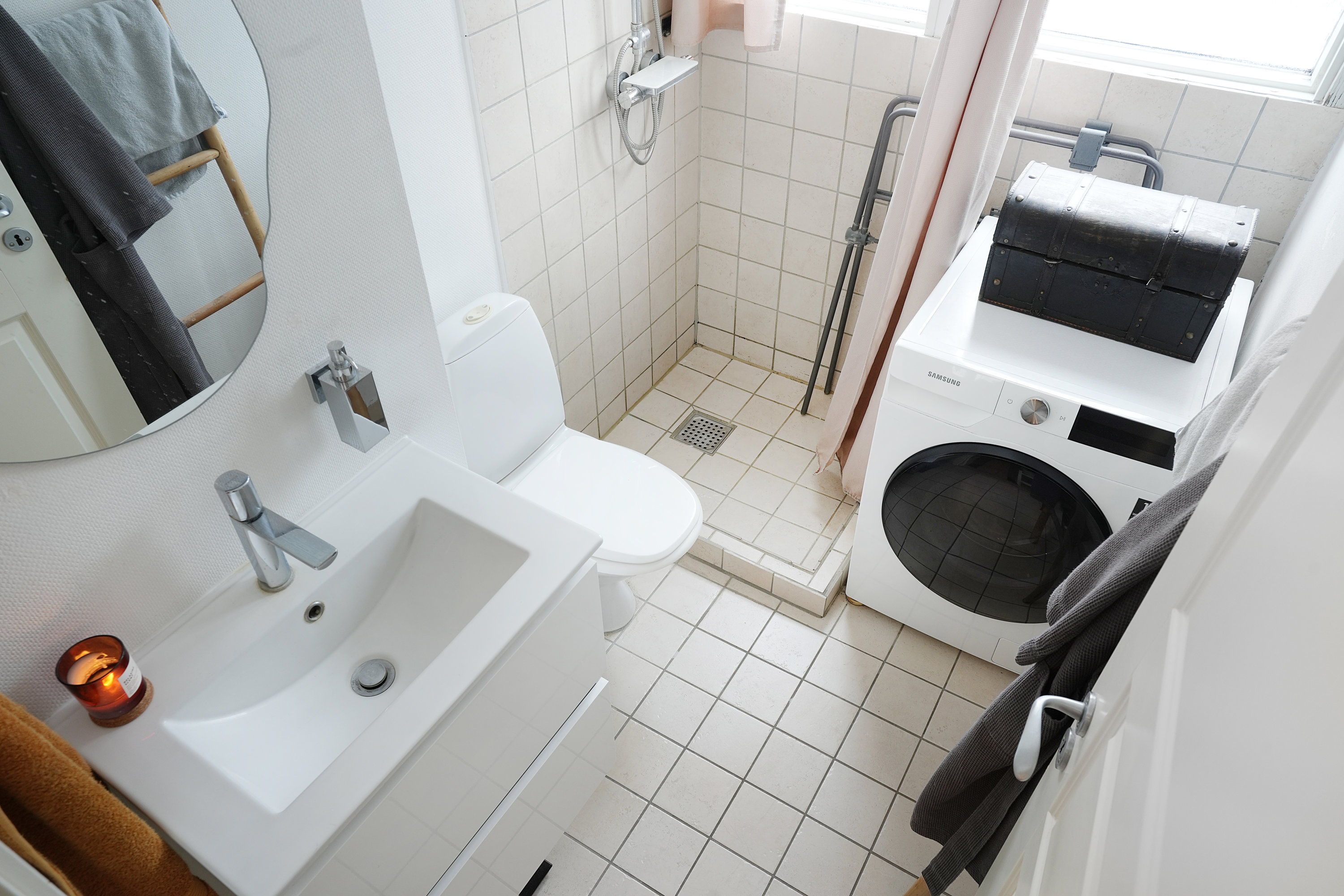 Fremhævet badeværelse billede i fuldskærmstilstand. Billede af Teglgårdsvej 403, st.. th., 3050 Humlebæk