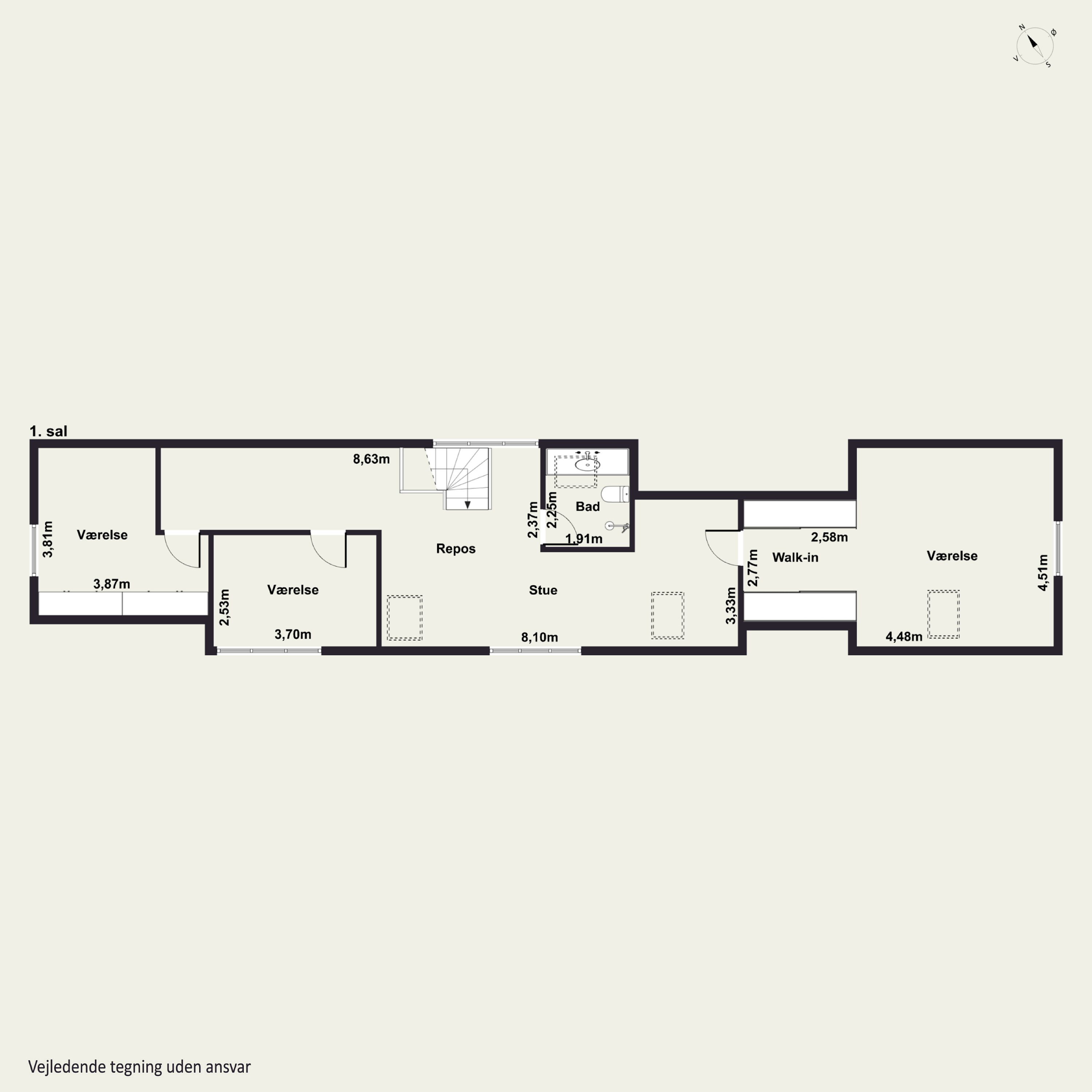 Plantegninger billede af Buskkærvej 5, Tved, 7700 Thisted