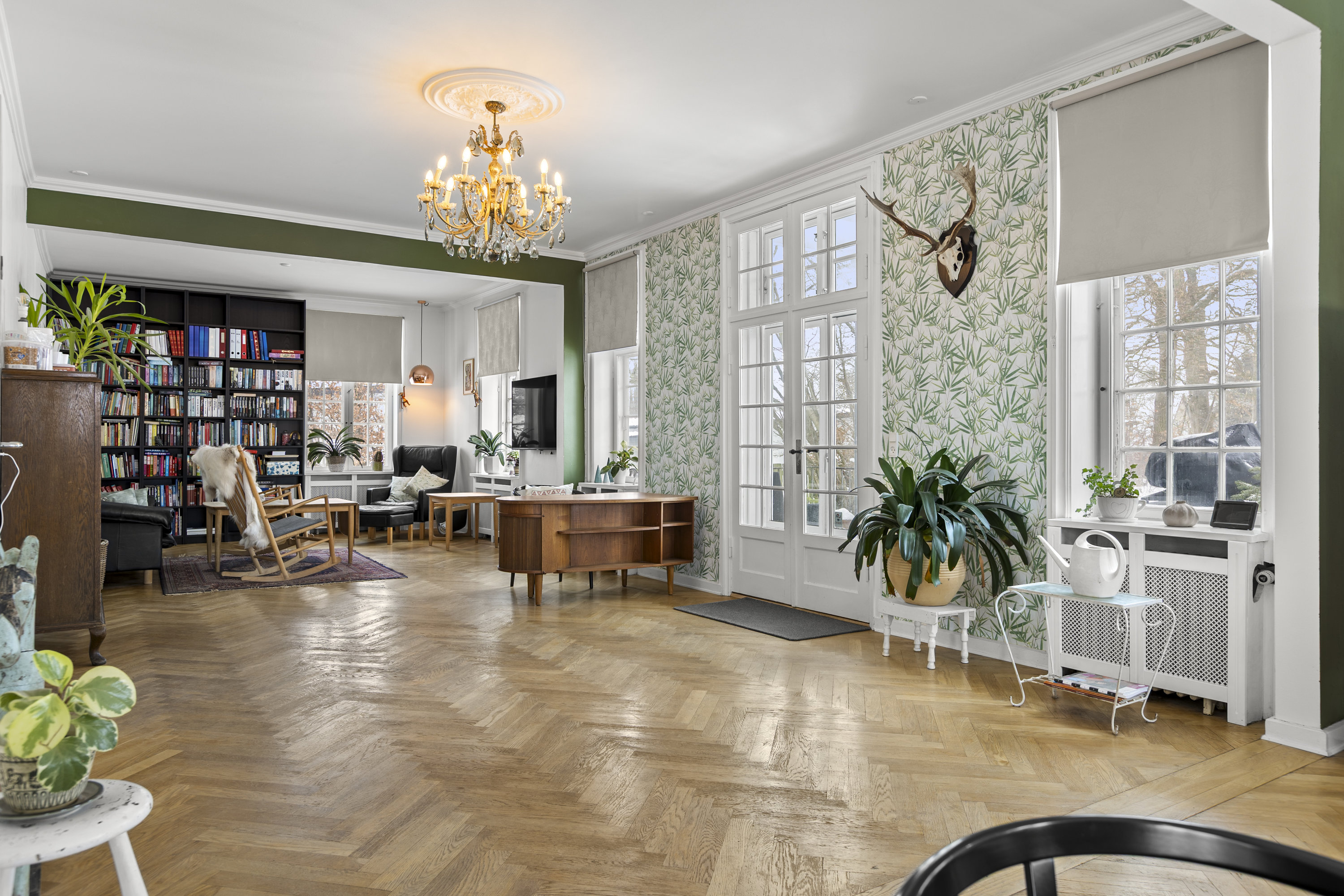 Fremhævet stue billede i fuldskærmstilstand. Billede af Doktorhaven 4, 4293 Dianalund