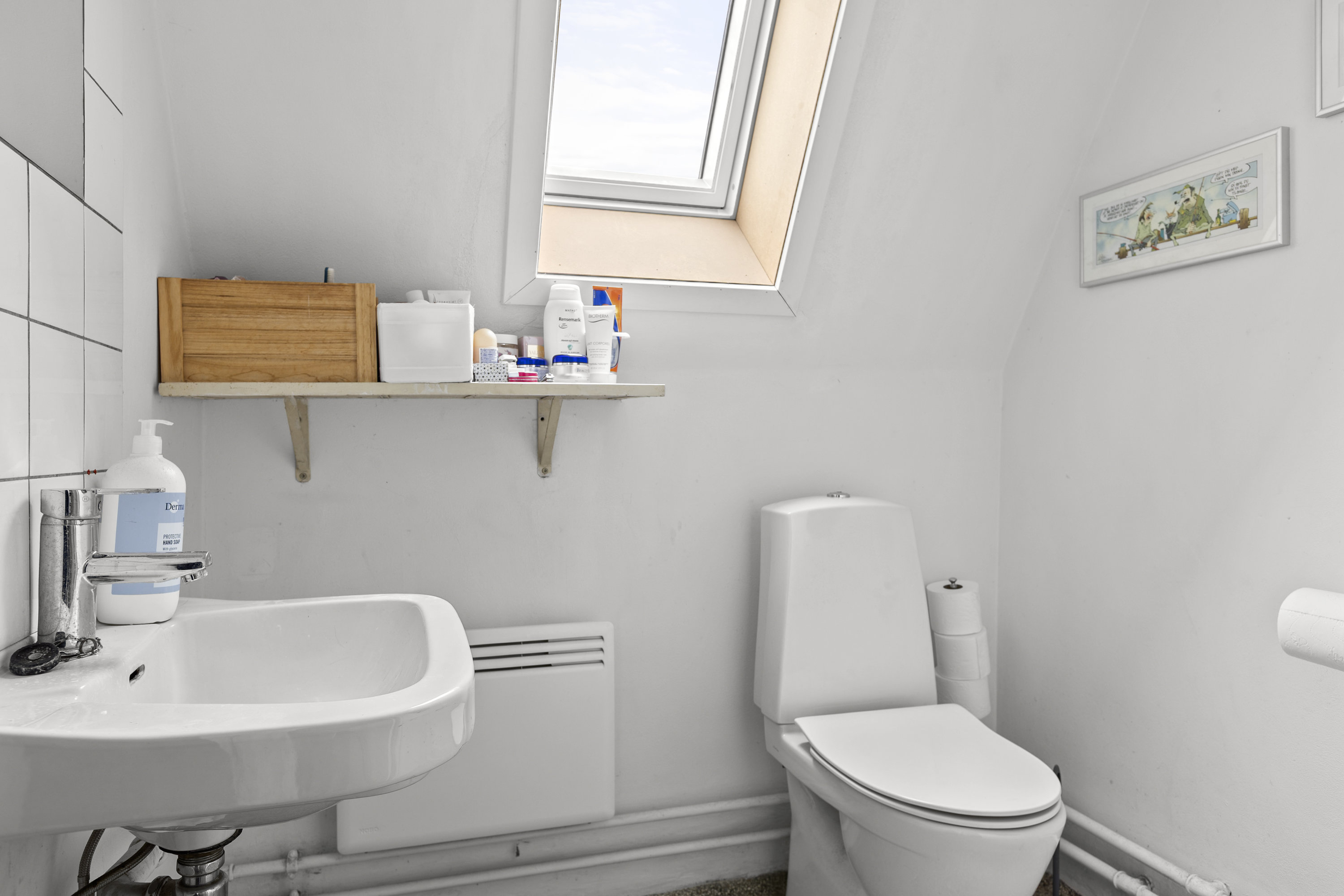 Fremhævet toilet billede i fuldskærmstilstand. Billede af Doktorhaven 4, 4293 Dianalund