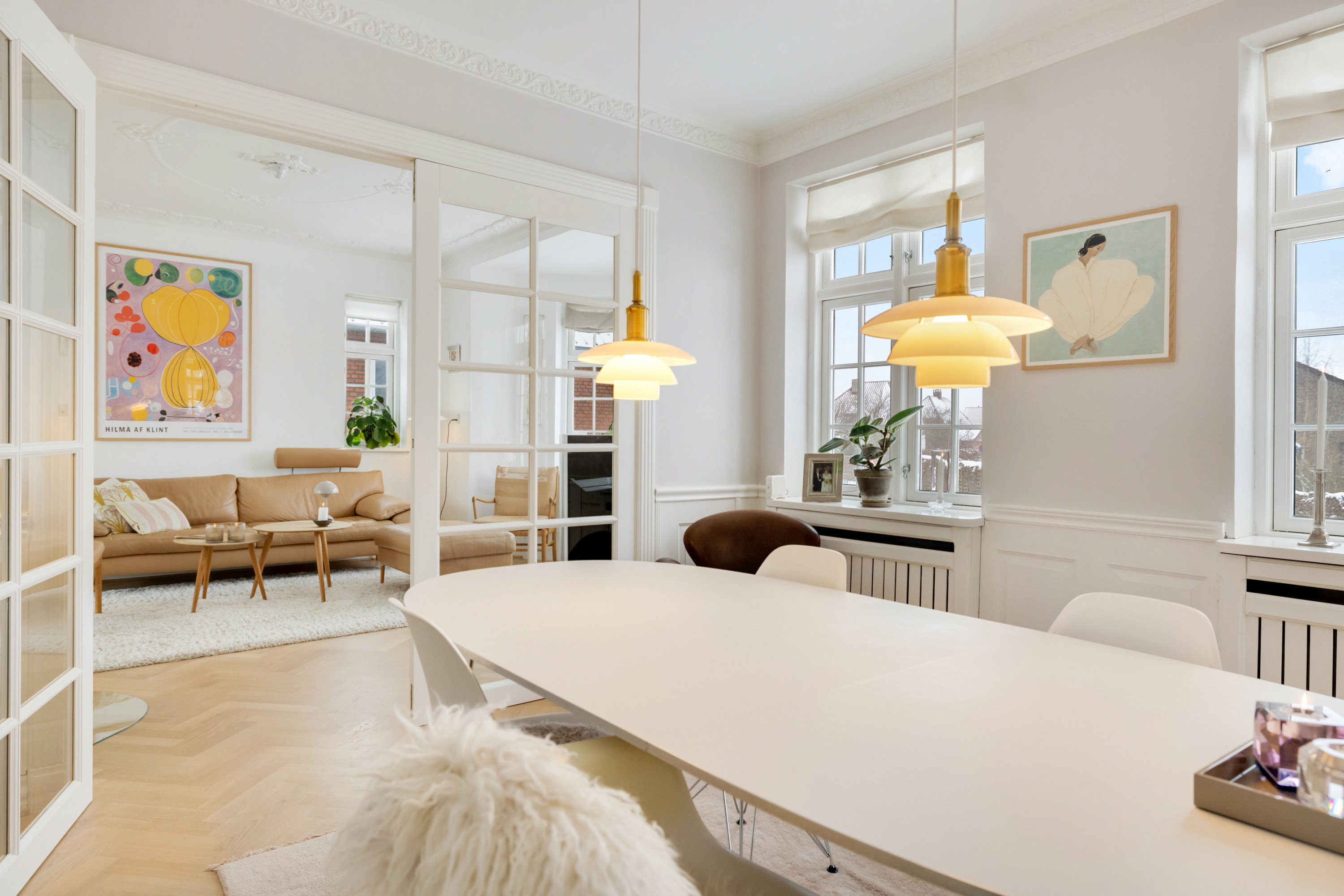 Fremhævet stue billede i fuldskærmstilstand. Billede af Rolfsgade 13, 8260 Viby J