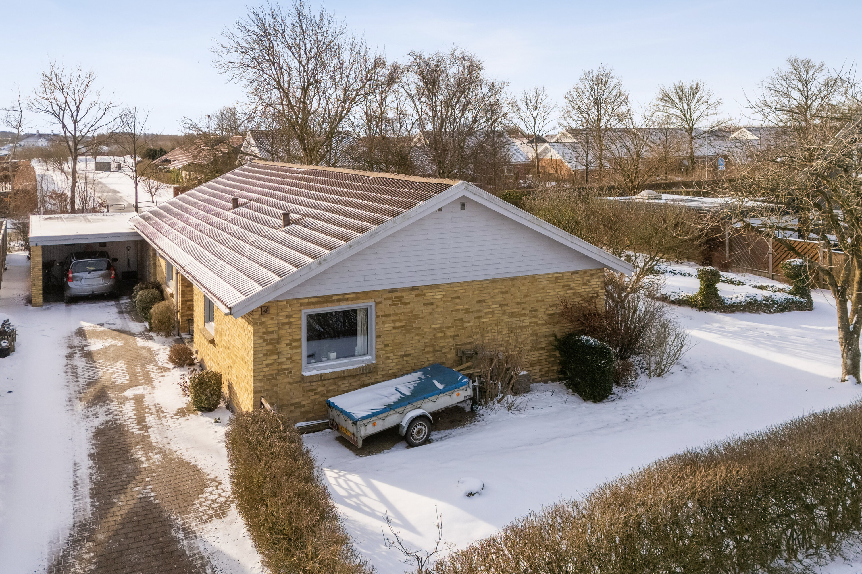 Fremhævet udsigt fra toppen billede i fuldskærmstilstand. Billede af Sven Dalsgaards Vej 4, 7430 Ikast