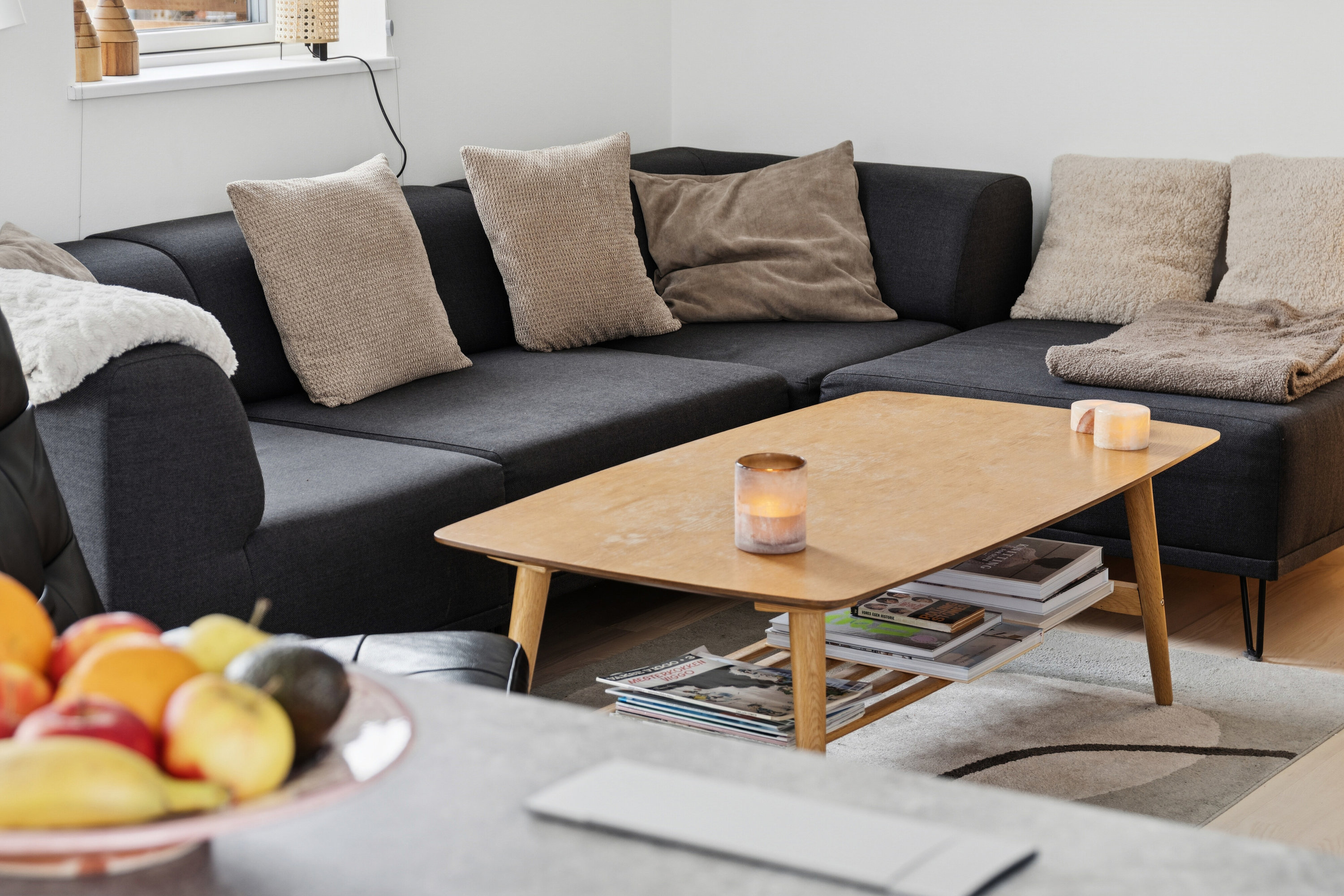 Fremhævet stue billede i fuldskærmstilstand. Billede af Vig Bakke 1E, 4560 Vig