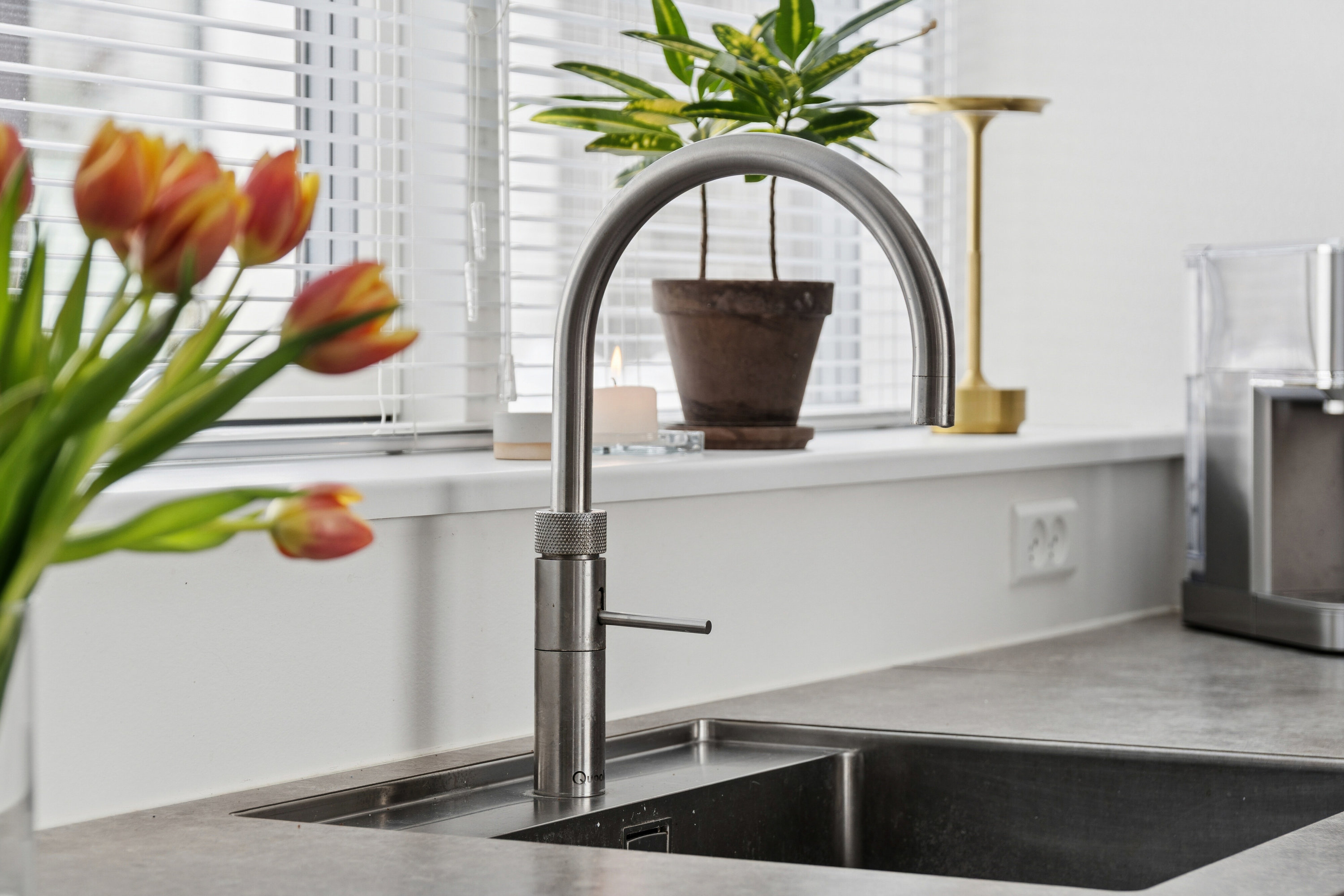 Fremhævet køkken billede i fuldskærmstilstand. Billede af Vig Bakke 1E, 4560 Vig