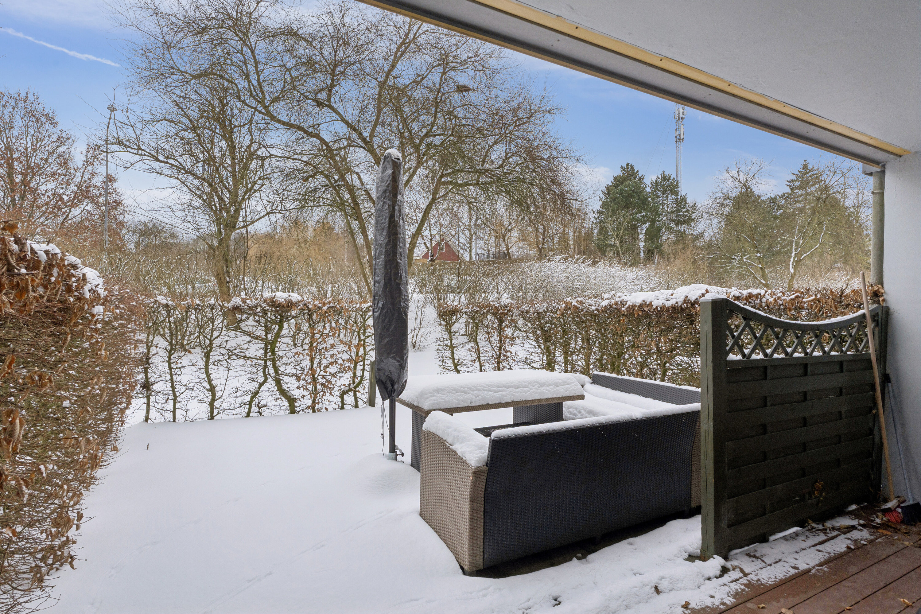 Fremhævet udendørs billede i fuldskærmstilstand. Billede af Byskov Alle 8, st.. th., 4200 Slagelse