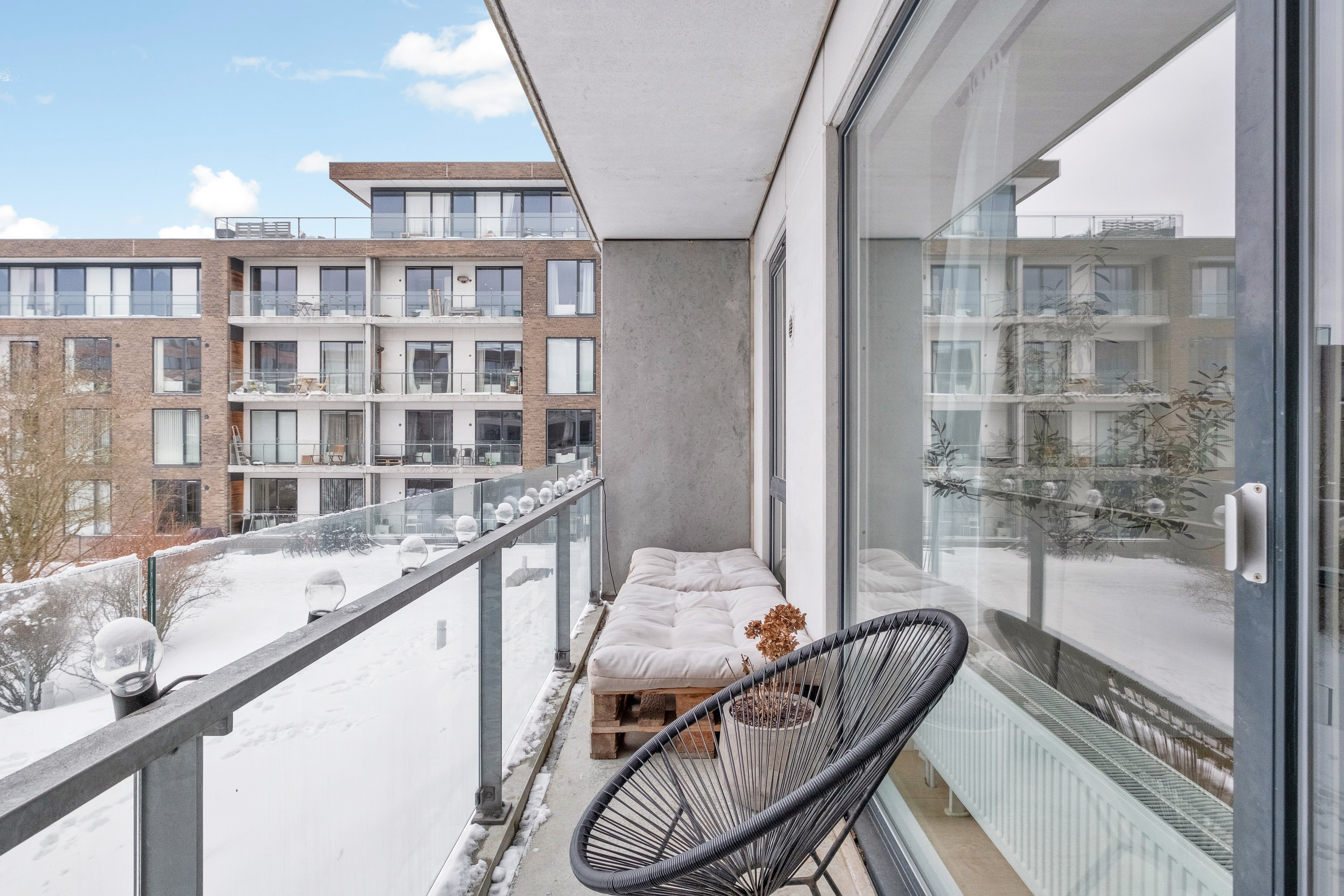 Fremhævet altan billede i fuldskærmstilstand. Billede af Finderupvej 2D, 1. 4., 8000 Aarhus C