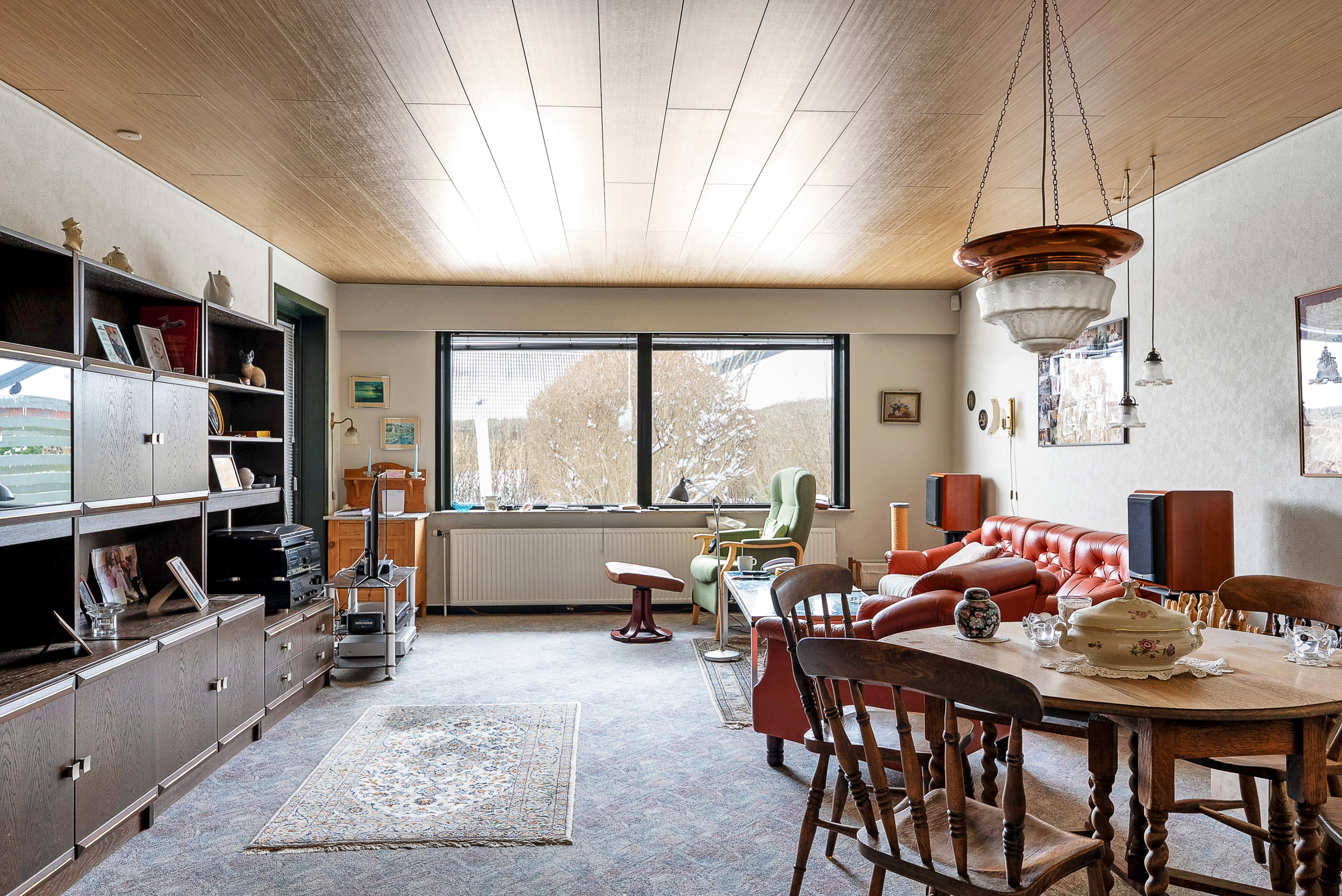 Fremhævet stue billede i fuldskærmstilstand. Billede af Bullerupvej 37C, Seden, 5240 Odense NØ