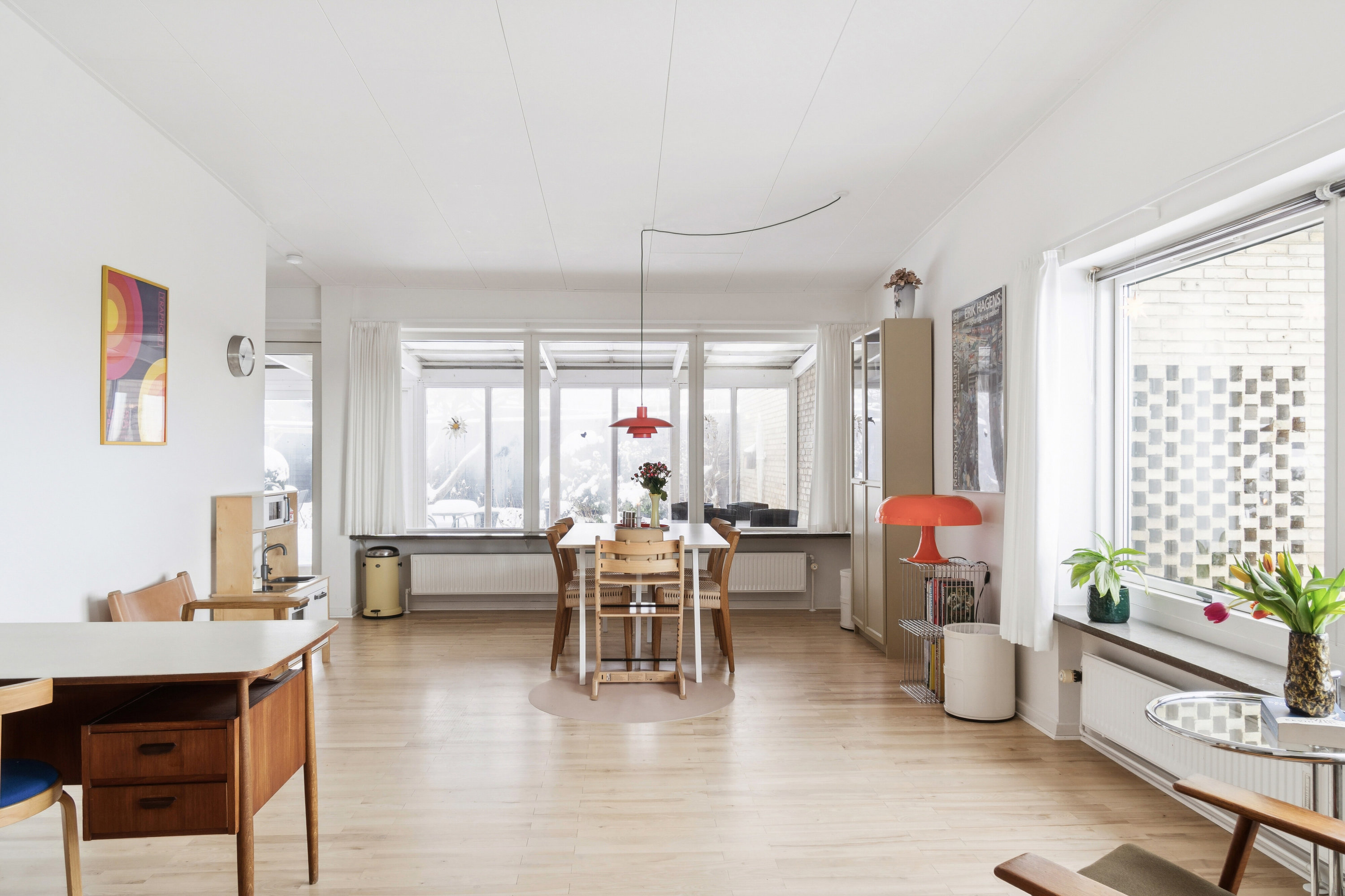 Fremhævet stue billede i fuldskærmstilstand. Billede af Pilevænget 30, 8270 Højbjerg