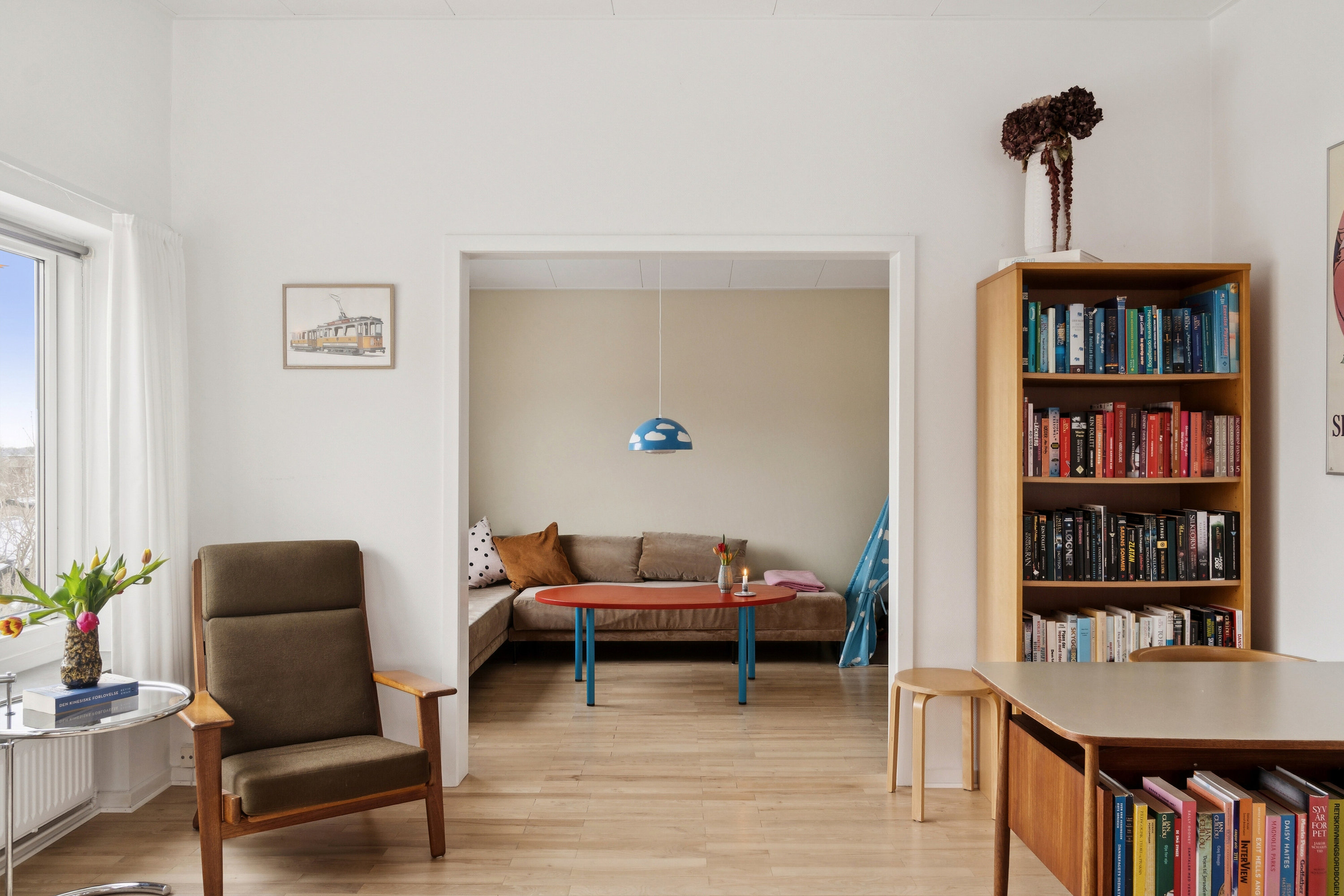 Fremhævet stue billede i fuldskærmstilstand. Billede af Pilevænget 30, 8270 Højbjerg