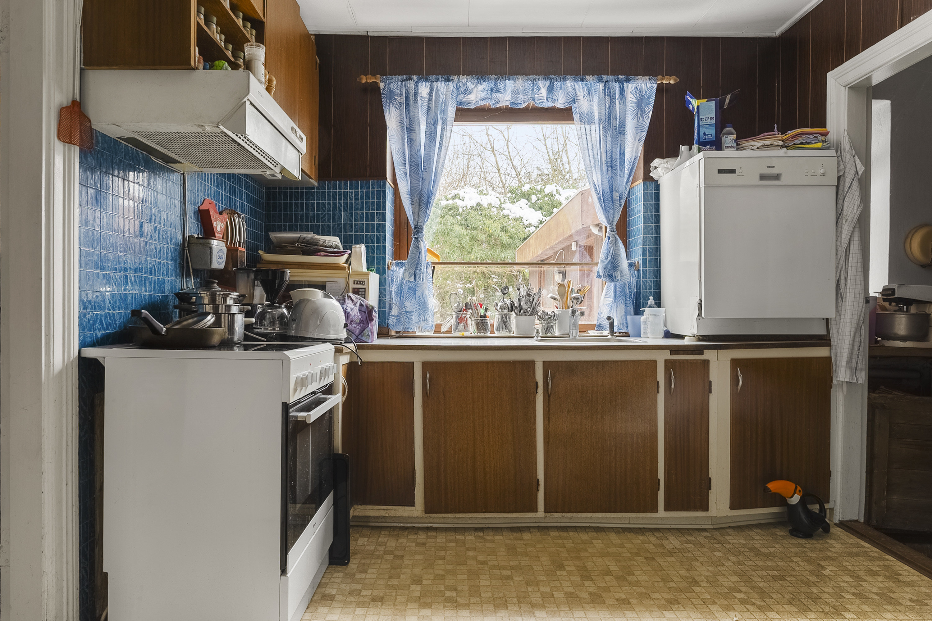 Fremhævet køkken billede i fuldskærmstilstand. Billede af Møllebæk 74, Haldrup, 8700 Horsens