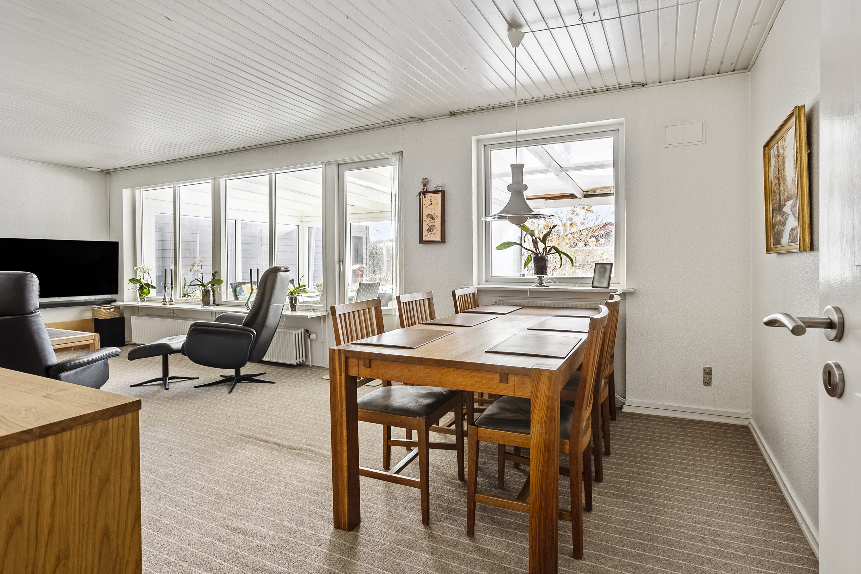 Fremhævet spisestue billede i fuldskærmstilstand. Billede af Tulipanvej 2, Holsted St, 6670 Holsted