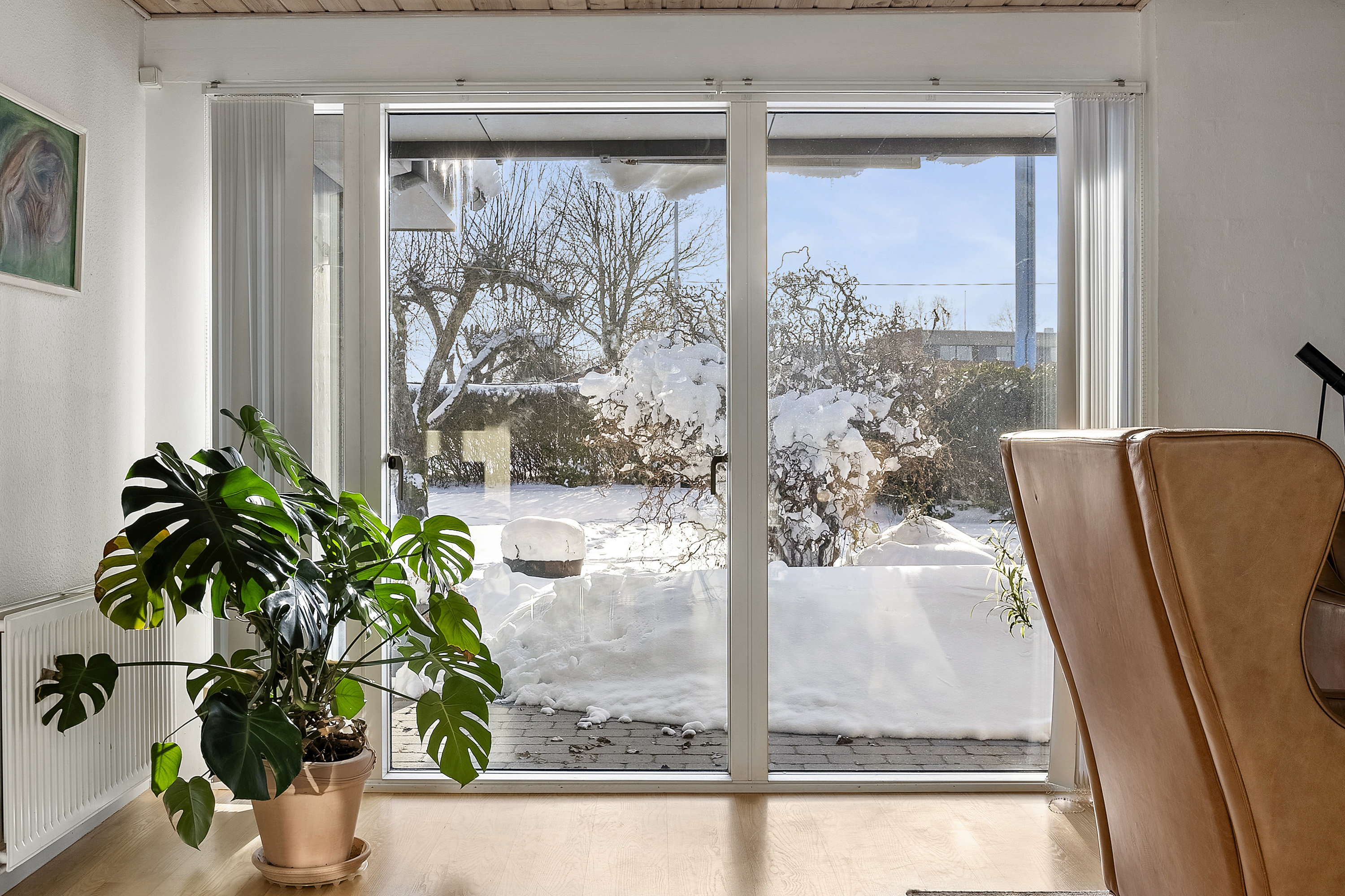 Fremhævet stue billede i fuldskærmstilstand. Billede af Syrenvænget 36, 8362 Hørning