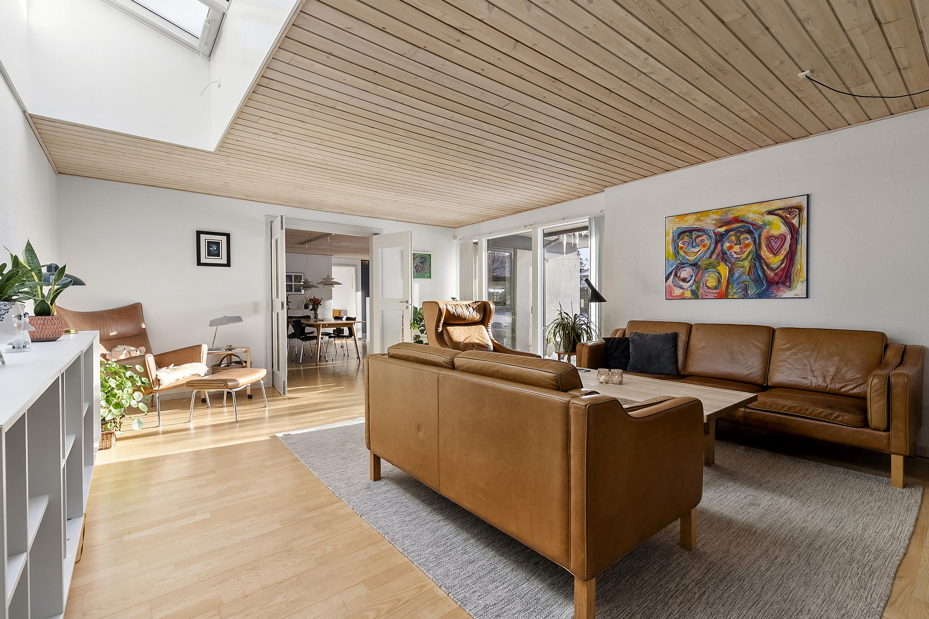 Fremhævet stue billede i fuldskærmstilstand. Billede af Syrenvænget 36, 8362 Hørning