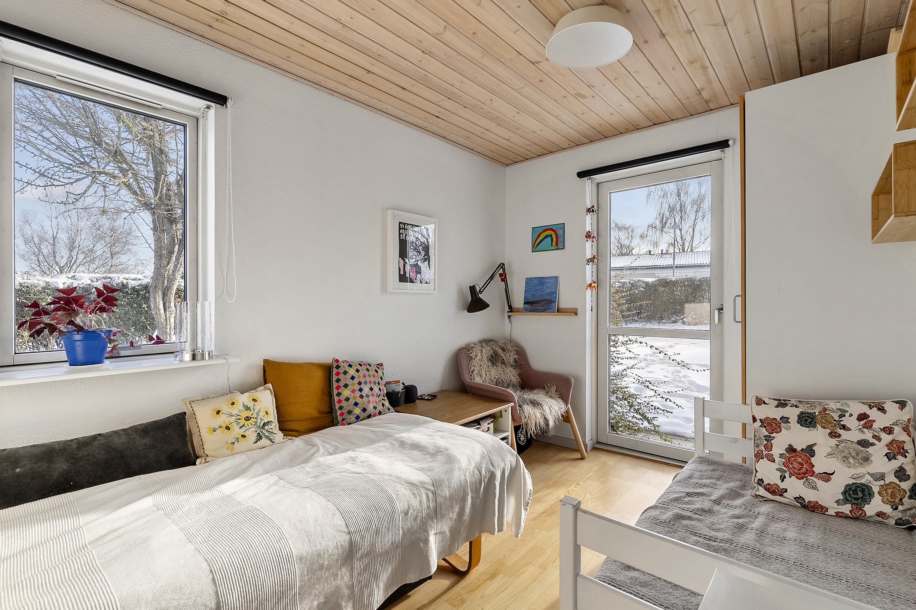 Fremhævet soveværelse billede i fuldskærmstilstand. Billede af Syrenvænget 36, 8362 Hørning