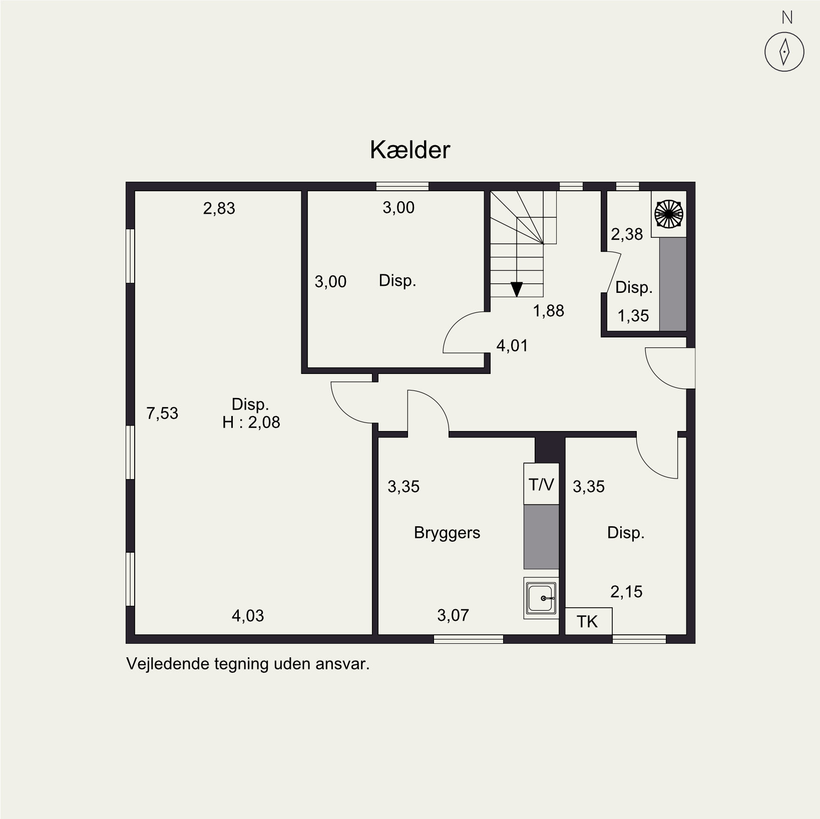 Plantegninger billede af Vibevej 12, Bækkelund, 8700 Horsens