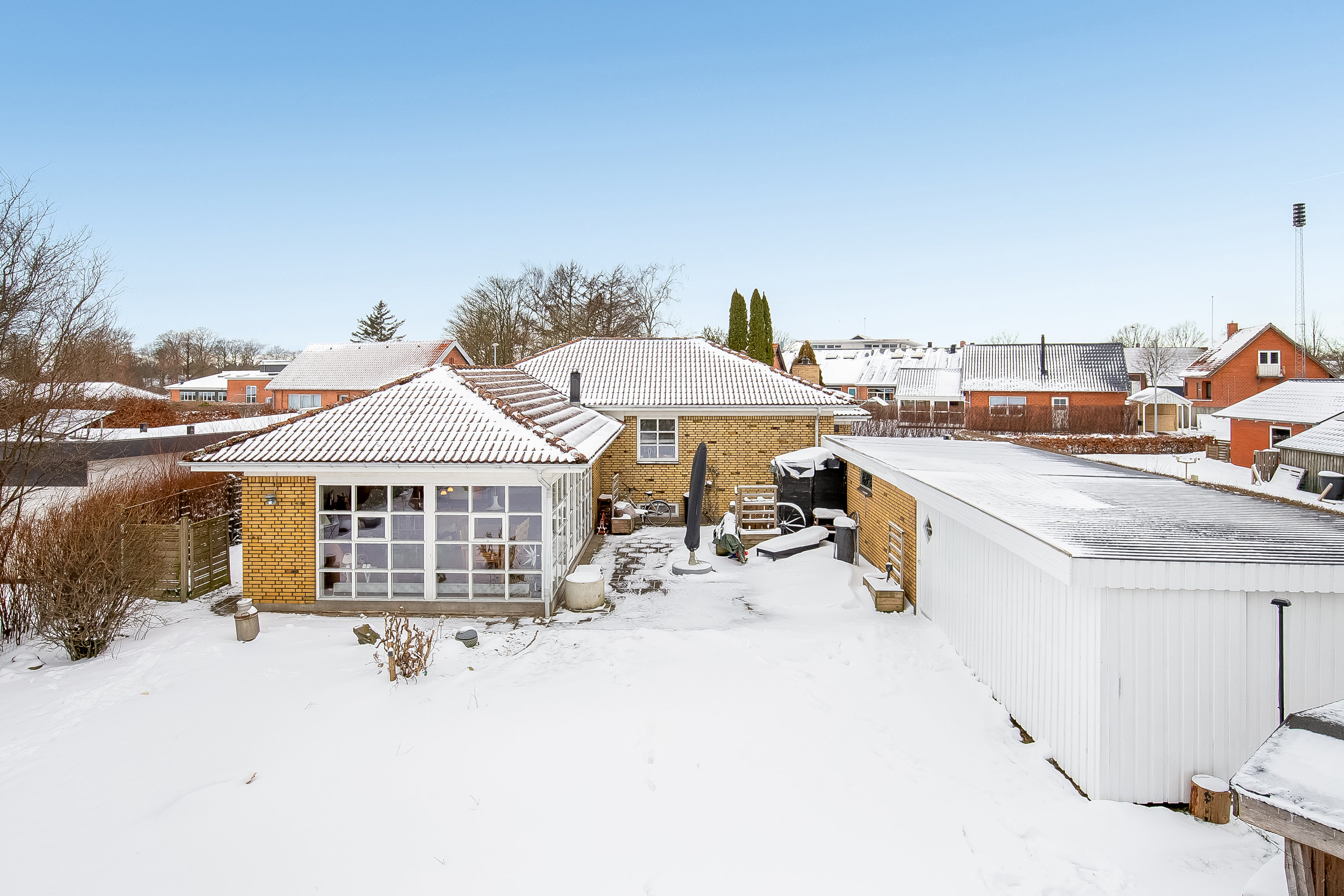 Fremhævet mastefoto billede i fuldskærmstilstand. Billede af Bøgelund 5, Ødsted, 7100 Vejle