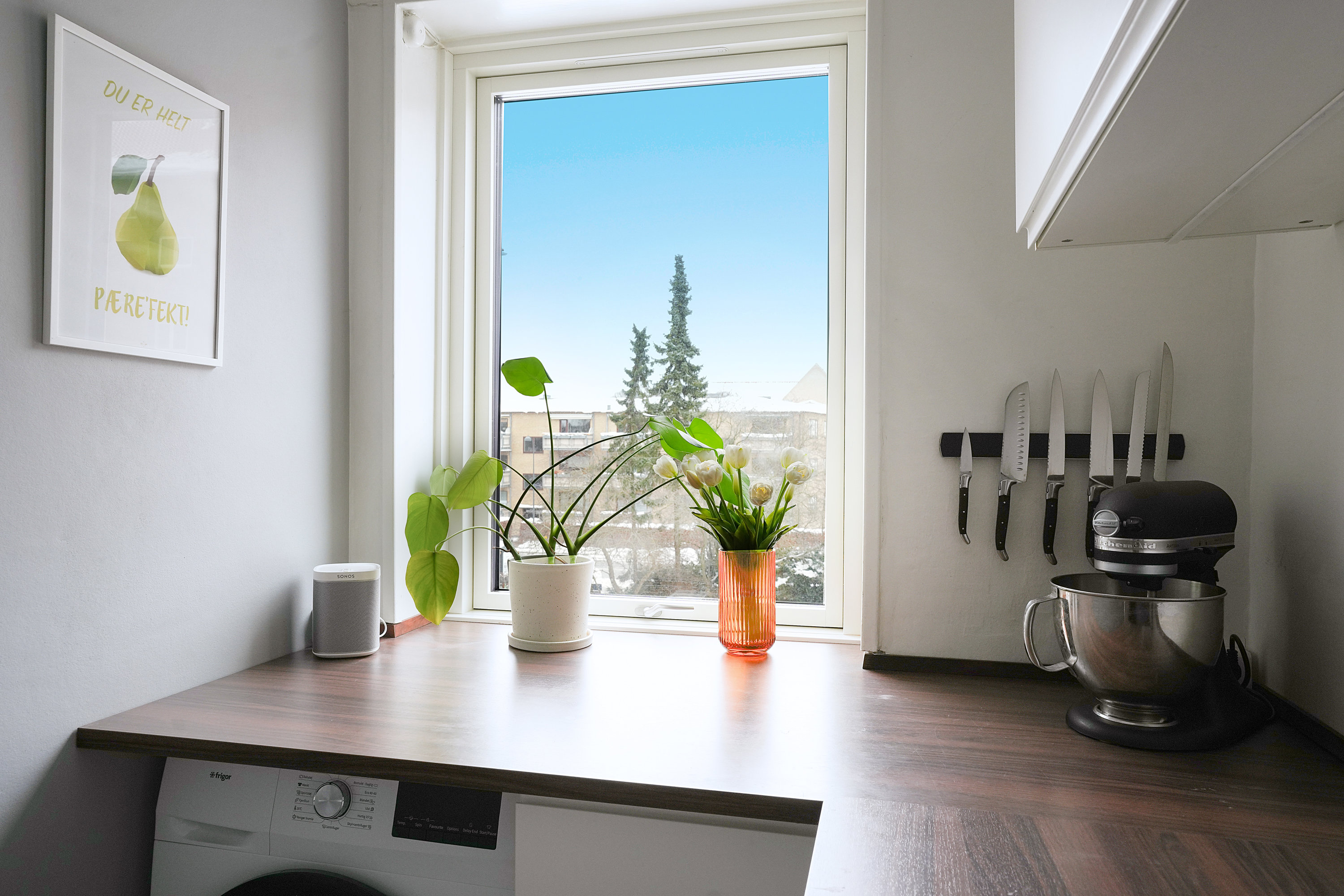 Fremhævet køkken billede i fuldskærmstilstand. Billede af Vangedevej 222A, 2. th., 2870 Dyssegård