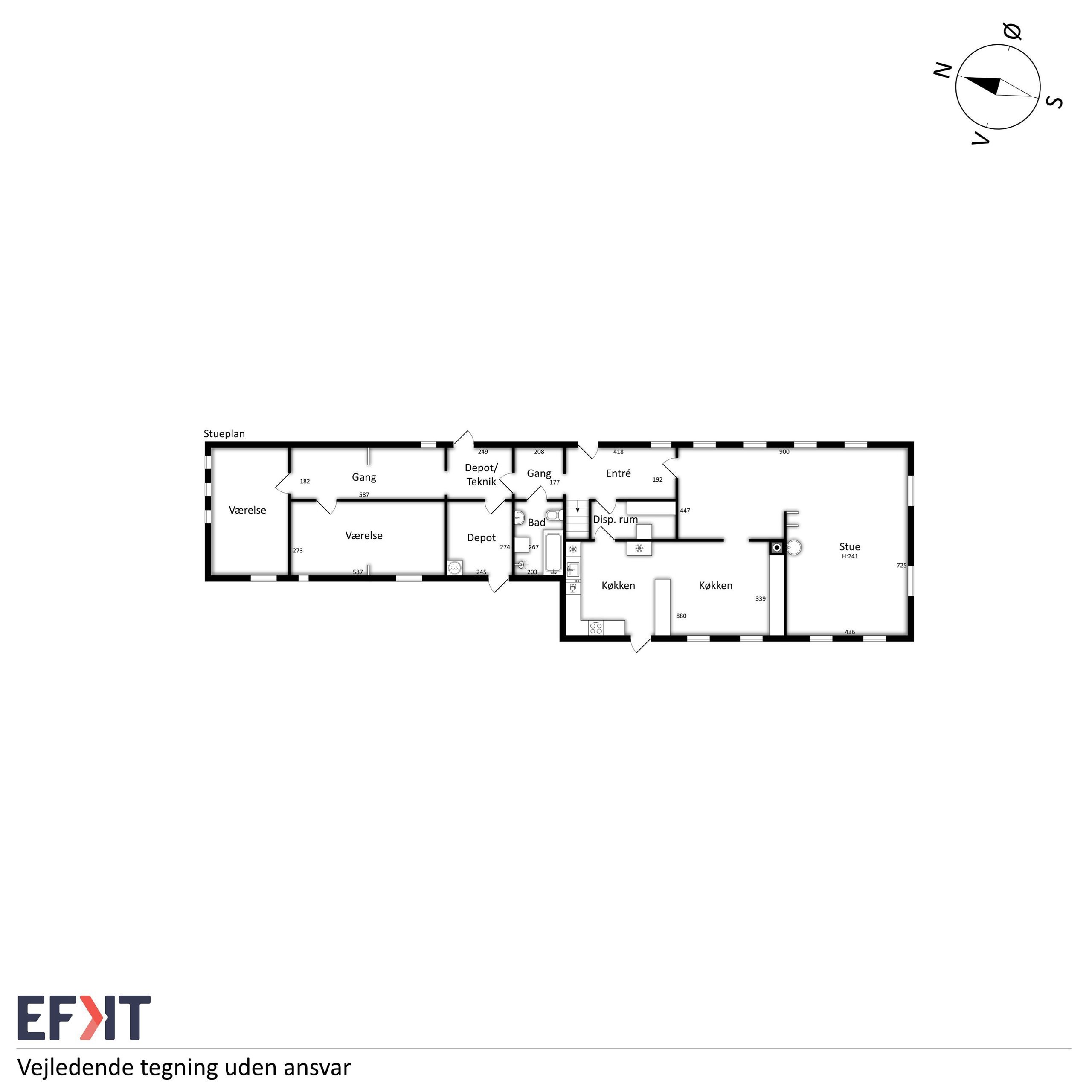 Plantegninger billede af Sønder Hjermvej 8, 7560 Hjerm