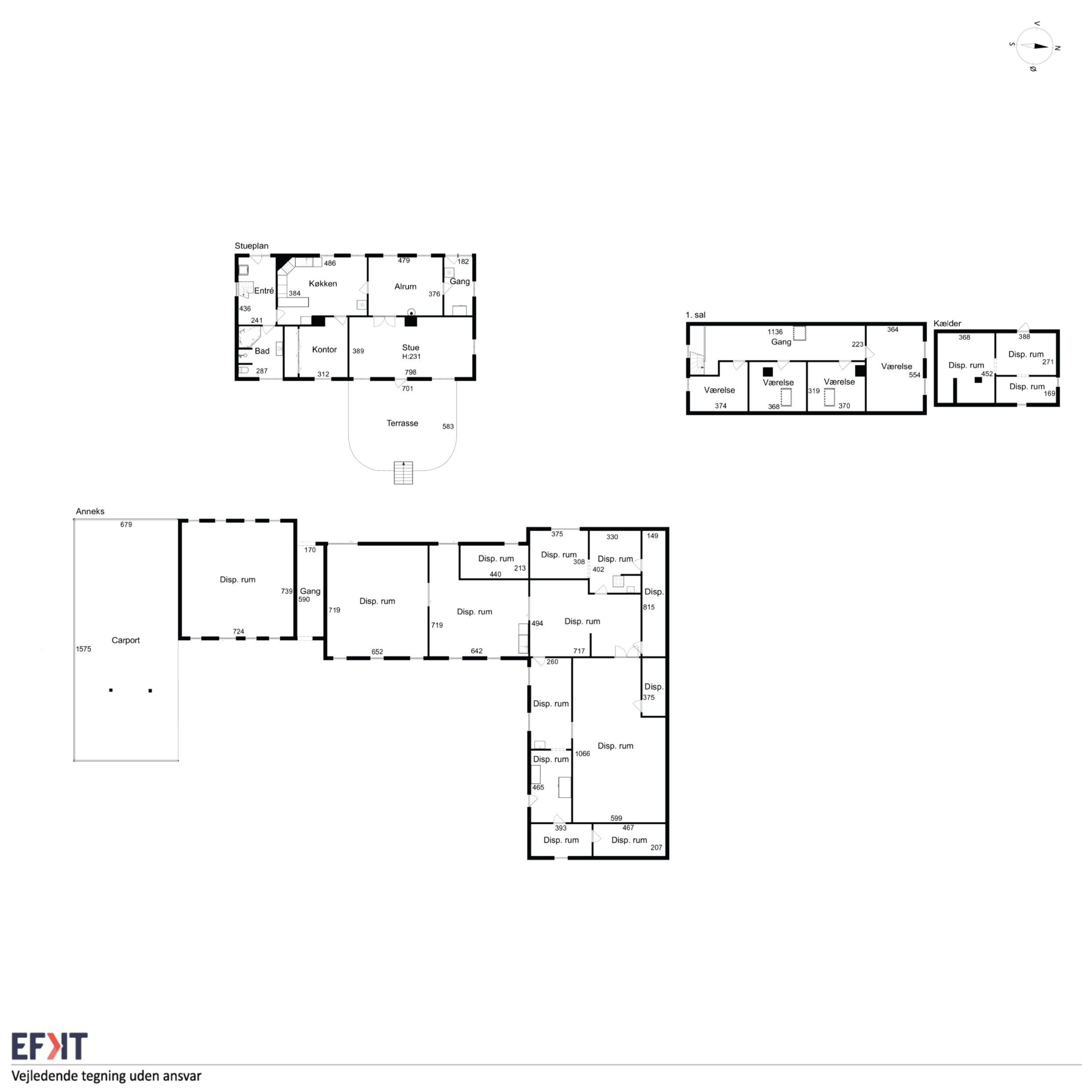 Plantegninger billede af Glerupvej 21, Glerup, 9560 Hadsund