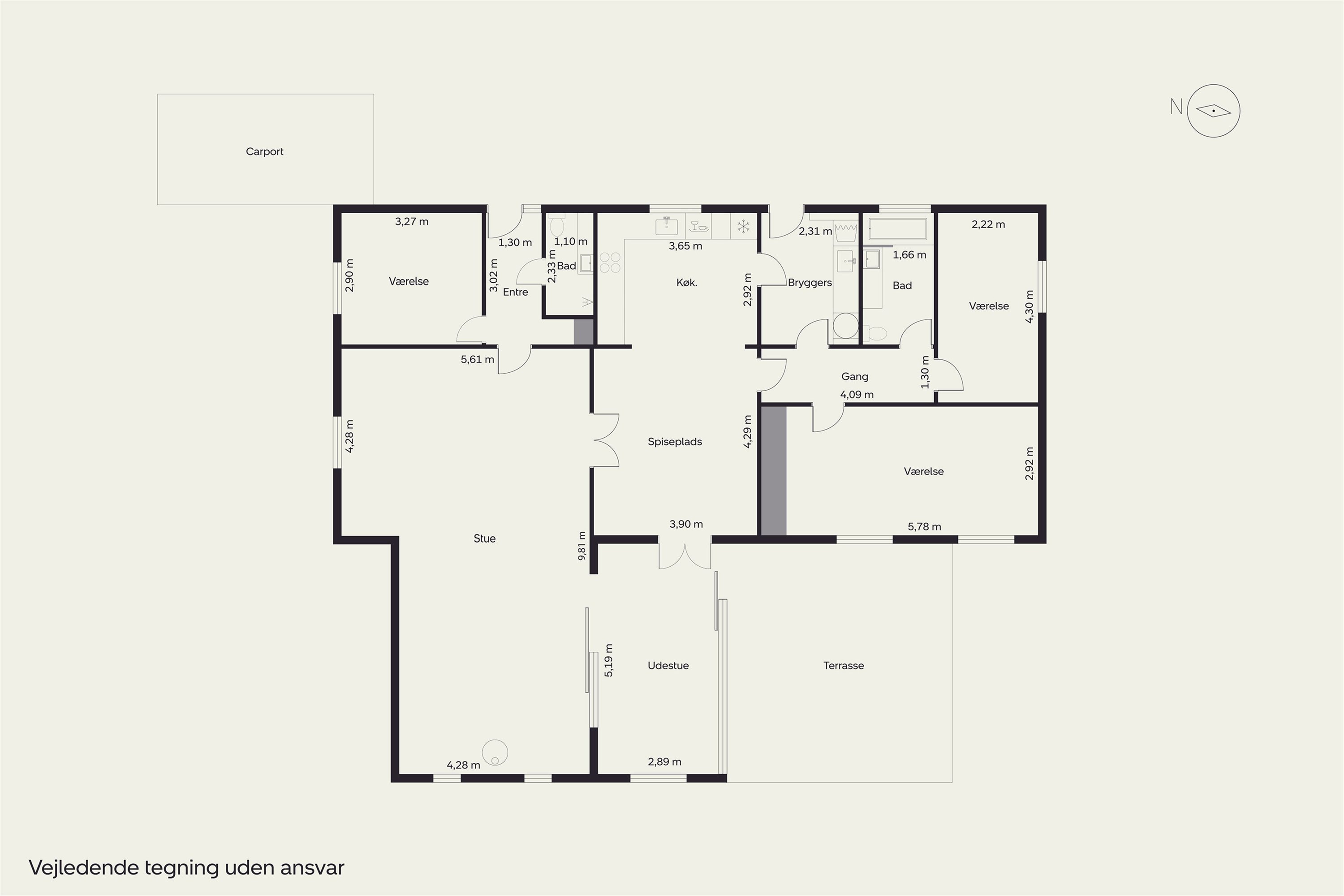 Plantegninger billede af Olaf Poulsens Vej 5D, 2920 Charlottenlund