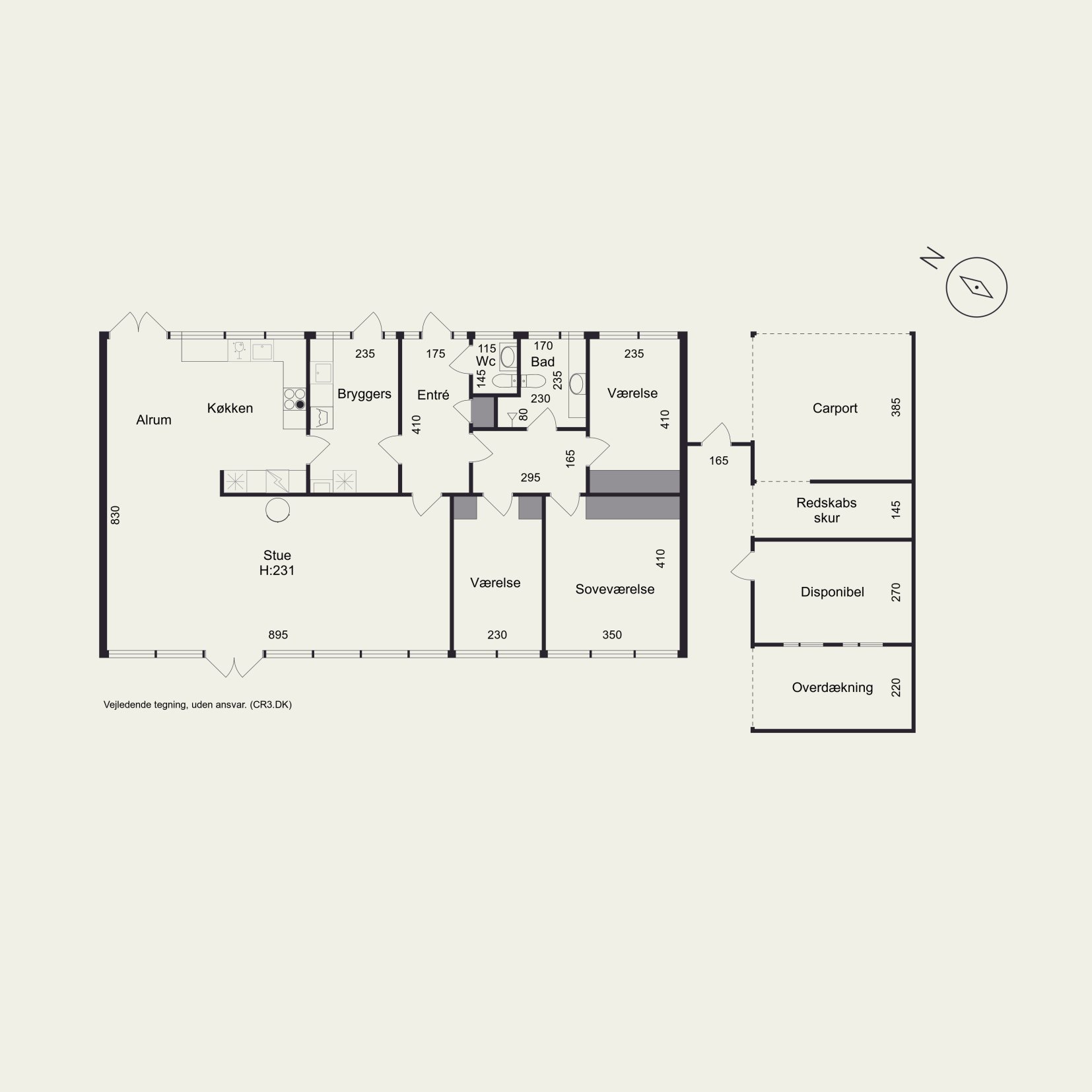 Plantegninger billede af Kovangen 153, 3480 Fredensborg