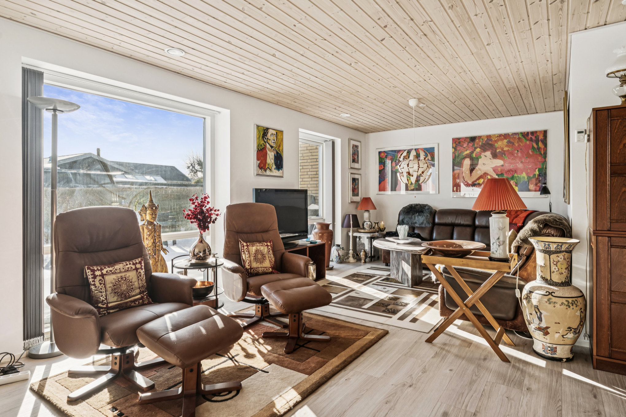 Fremhævet stue billede i fuldskærmstilstand. Billede af Kobbervej 28, Over Hornbæk, 8920 Randers NV