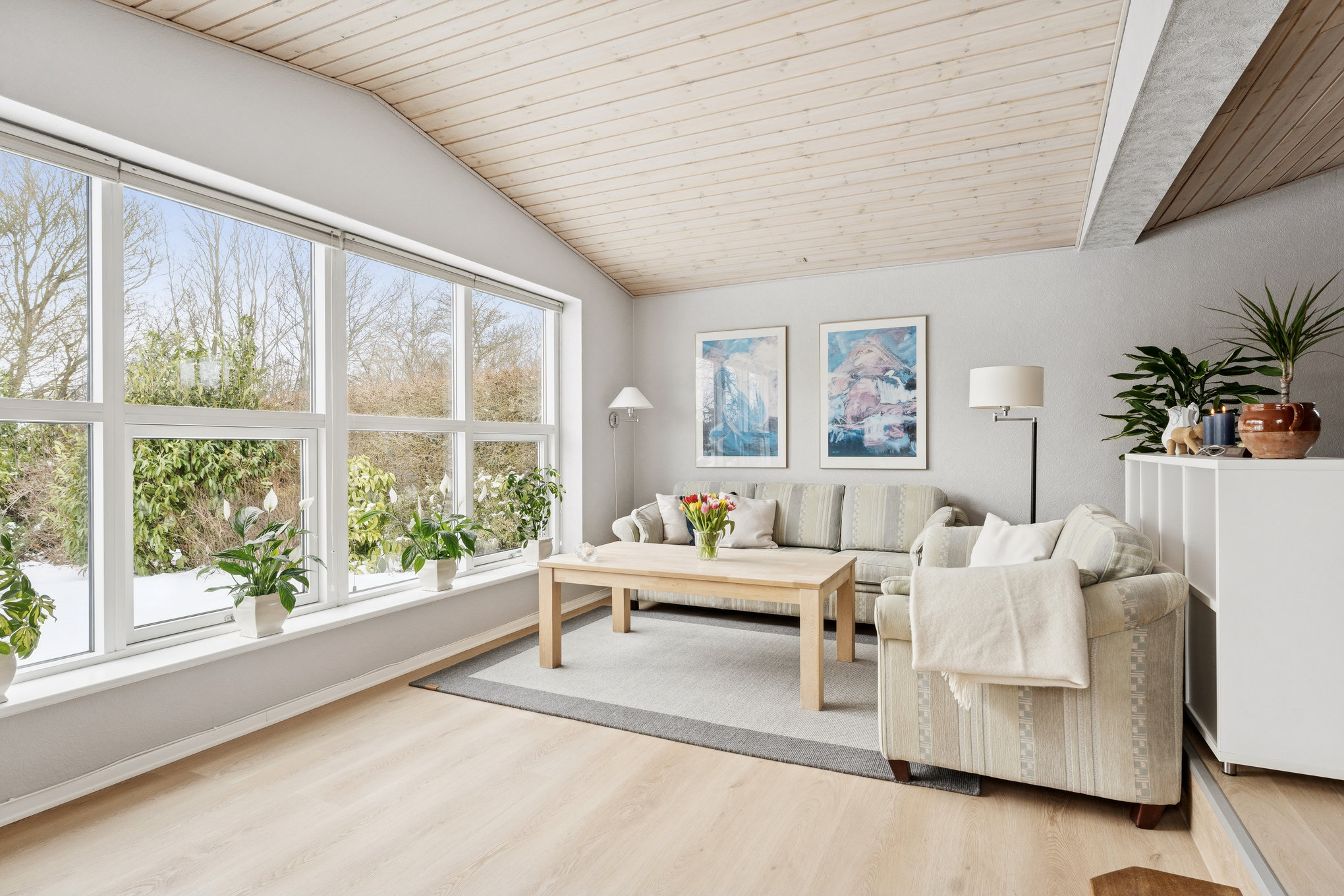 Fremhævet stue billede i fuldskærmstilstand. Billede af Hjortevej 24, 8960 Randers SØ