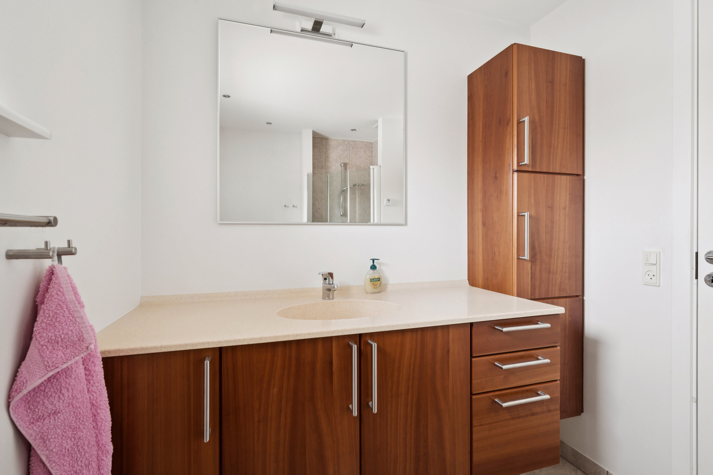 Fremhævet badeværelse billede i fuldskærmstilstand. Billede af Højager 40, 8382 Hinnerup