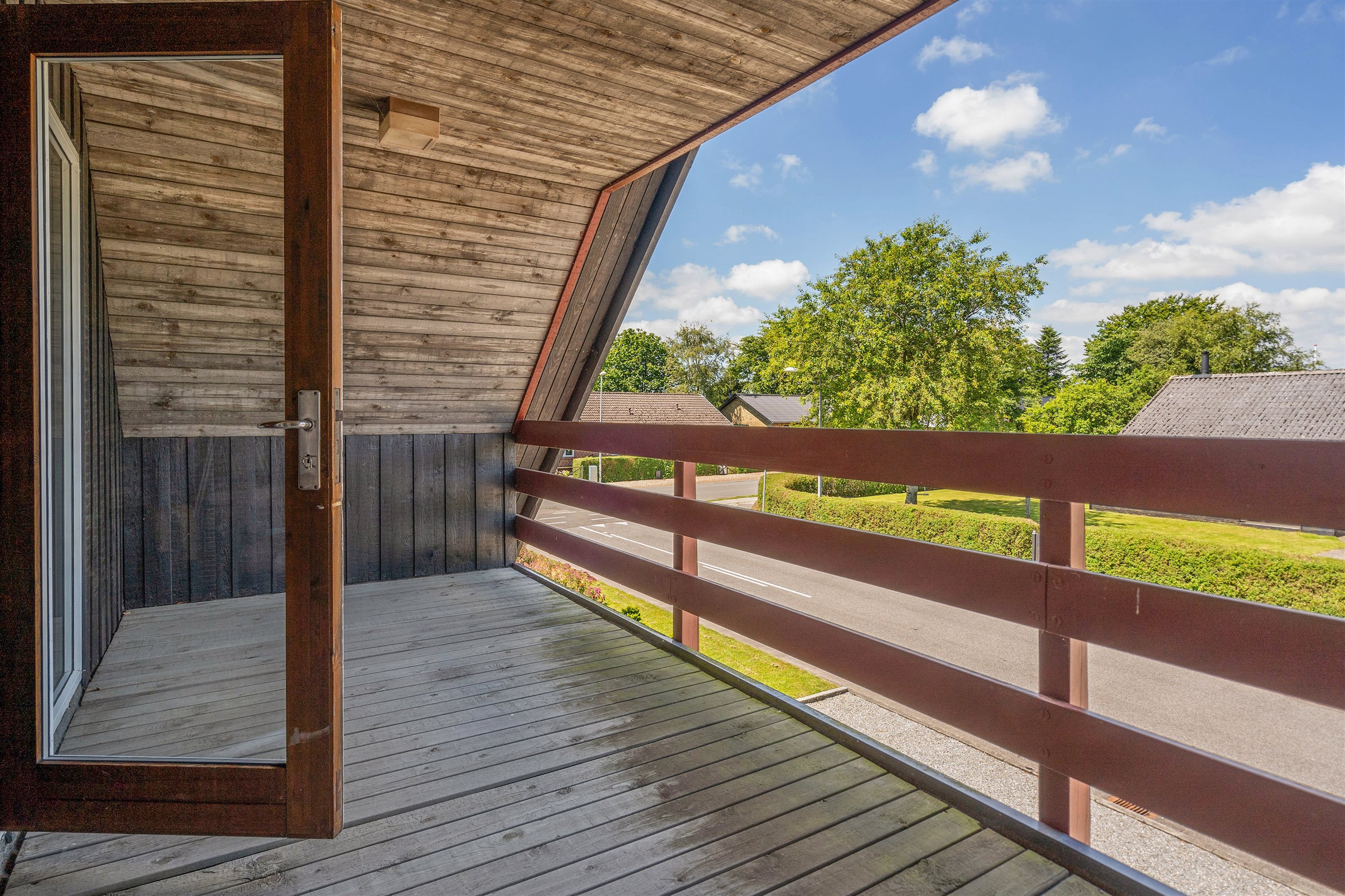 Fremhævet altan billede i fuldskærmstilstand. Billede af Agertoften 2, Tinghøj, 6800 Varde