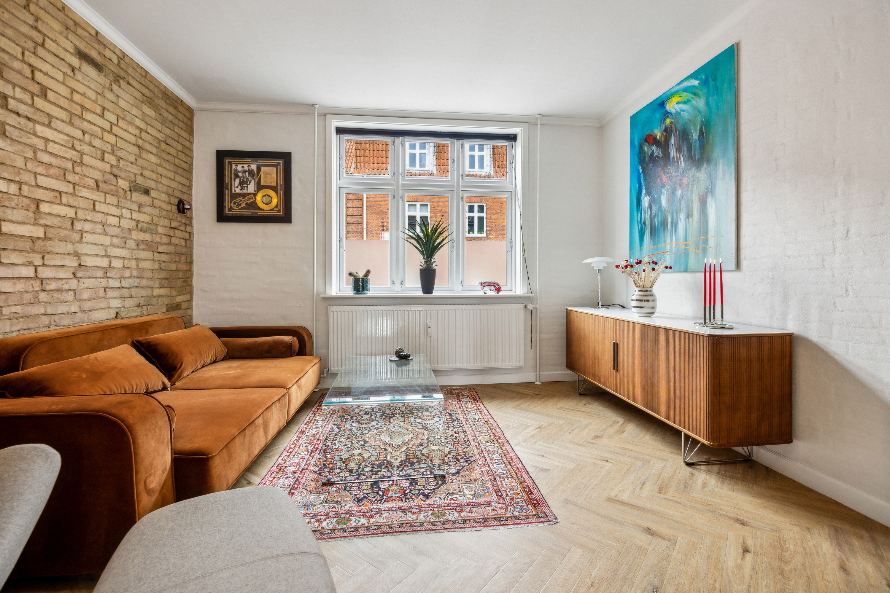 Fremhævet stue billede i fuldskærmstilstand. Billede af Sverigesgade 3, st.. th., 9000 Aalborg