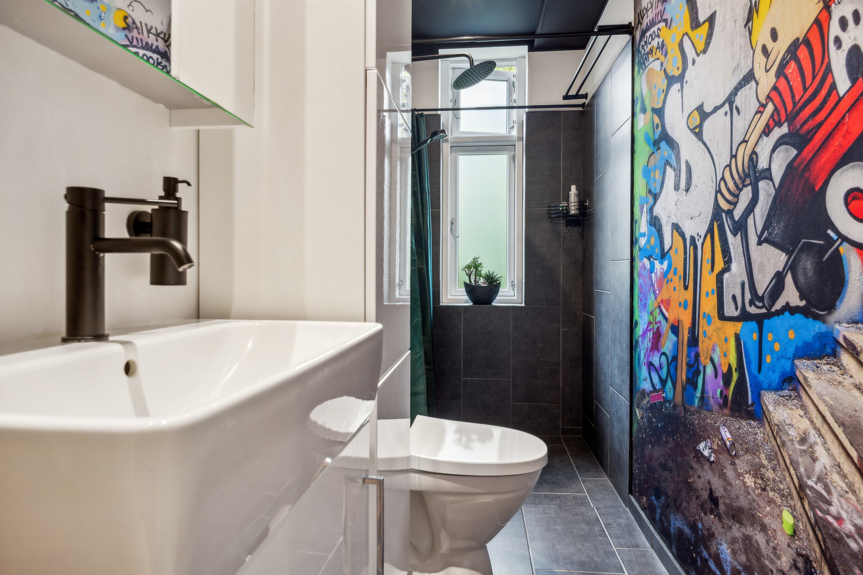 Fremhævet badeværelse billede i fuldskærmstilstand. Billede af Sverigesgade 3, st.. th., 9000 Aalborg