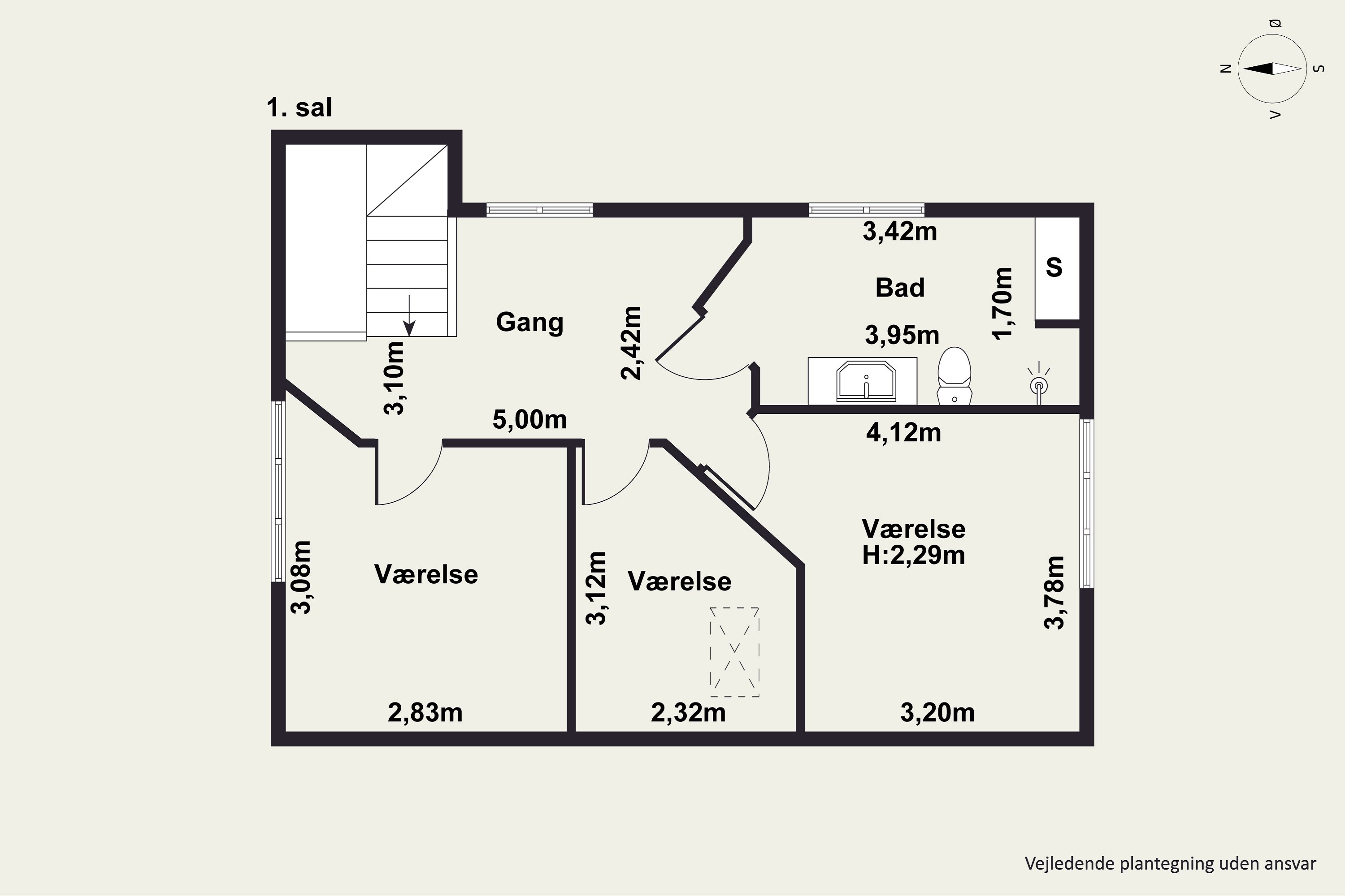 Plantegninger billede af Gl. Randersvej 34A, 8800 Viborg