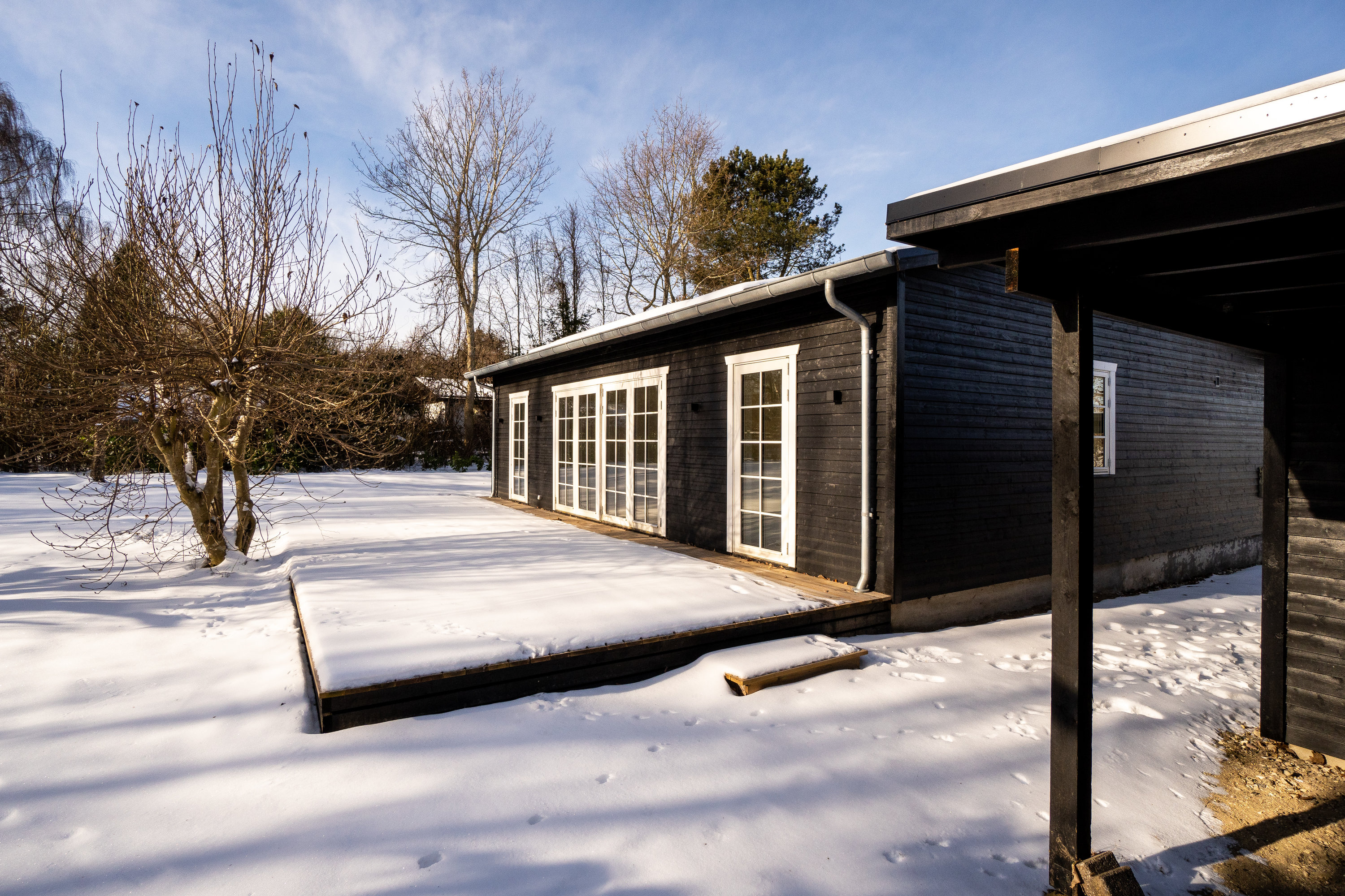 Fremhævet udendørs billede i fuldskærmstilstand. Billede af Hans Kurtsvej 24, Evetofte, 3370 Melby