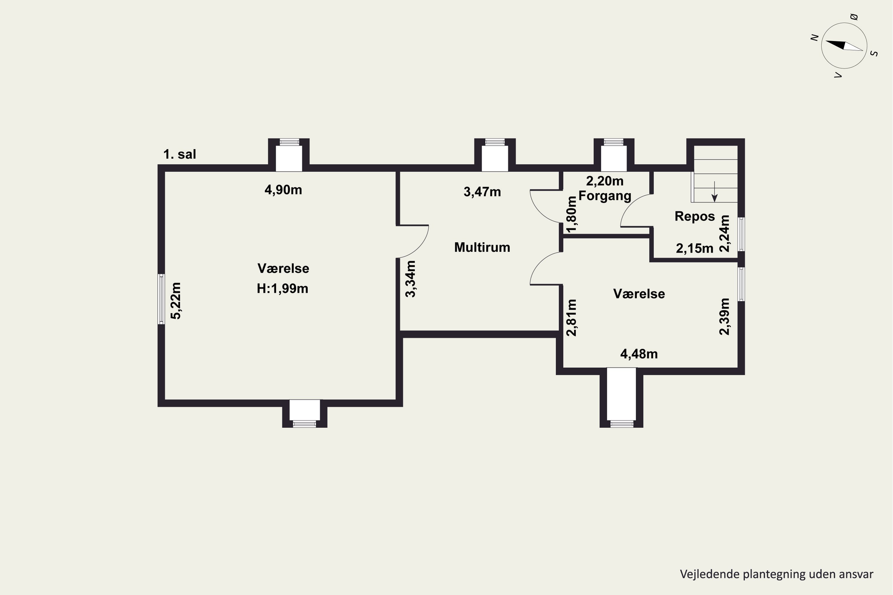 Plantegninger billede af Kongevejen 39, Sejerslev, 7900 Nykøbing M