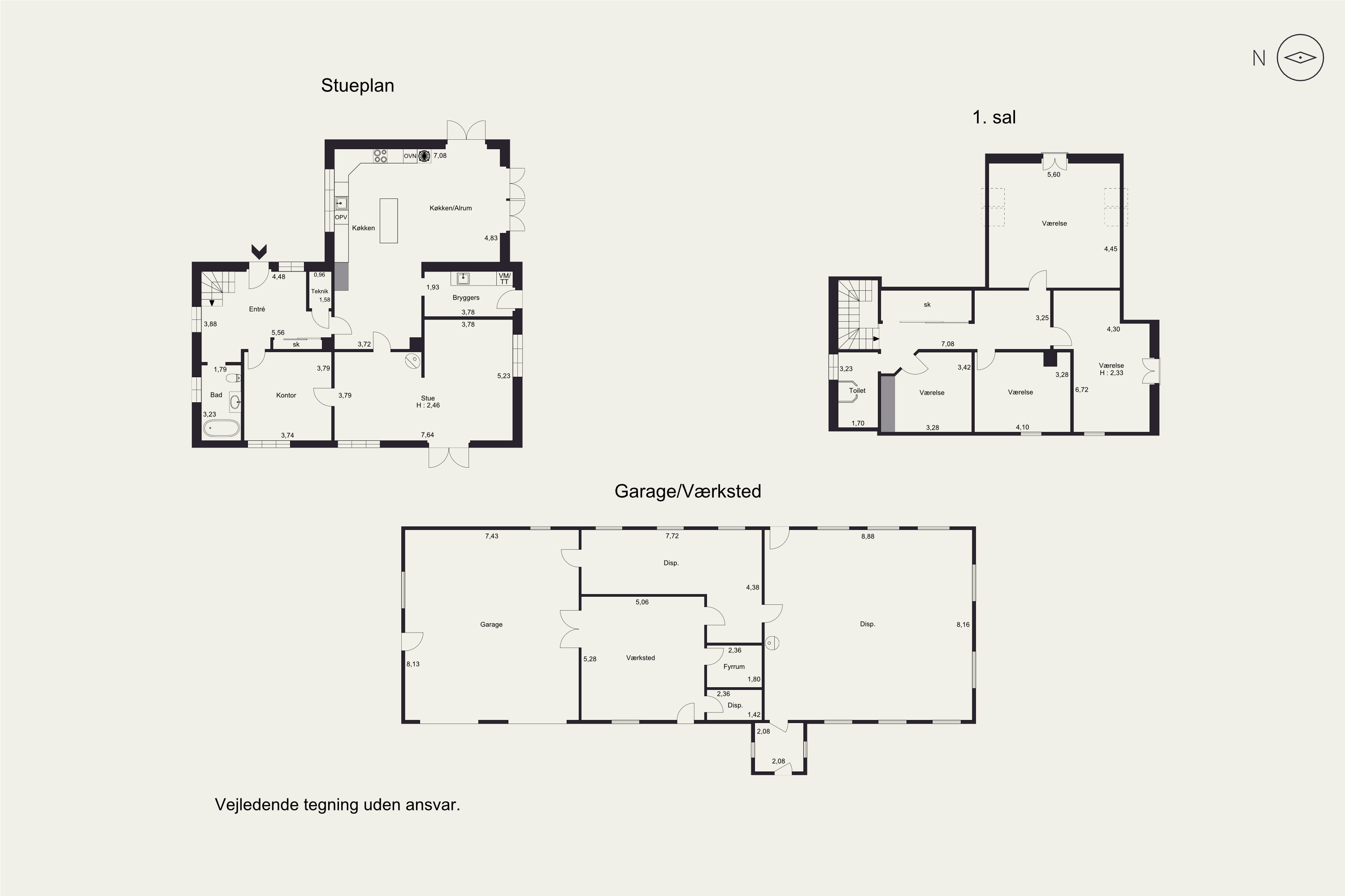 Plantegninger billede af Kærbyvej 6, Kasted, 8200 Aarhus N