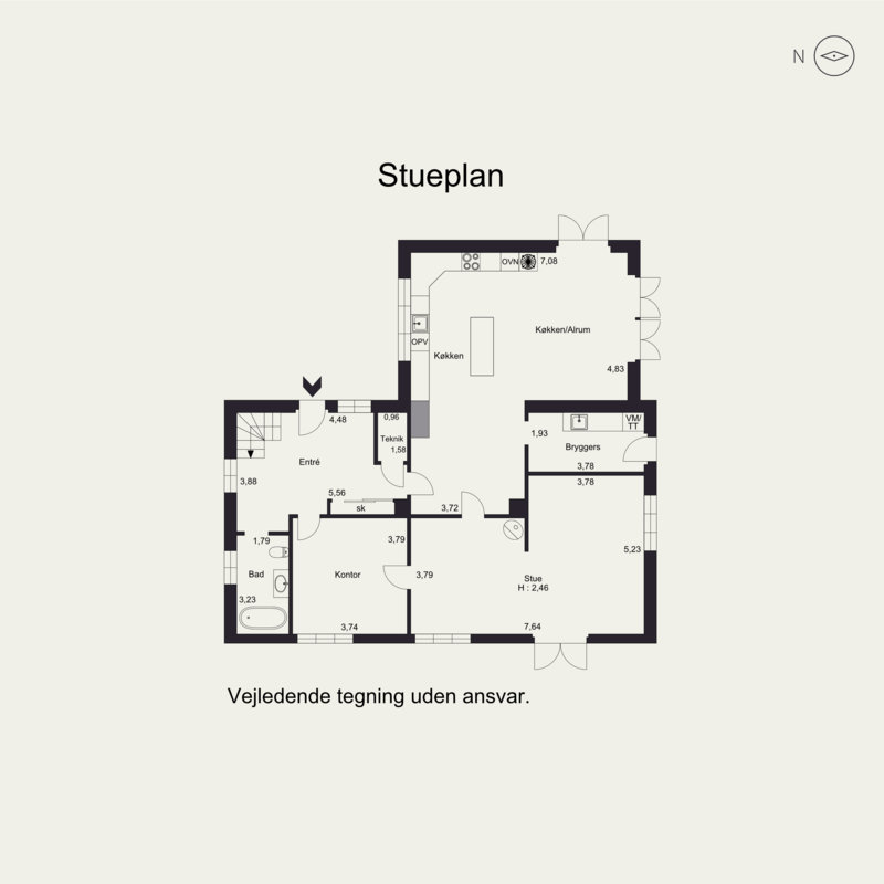 Plantegninger billede af Kærbyvej 6, Kasted, 8200 Aarhus N