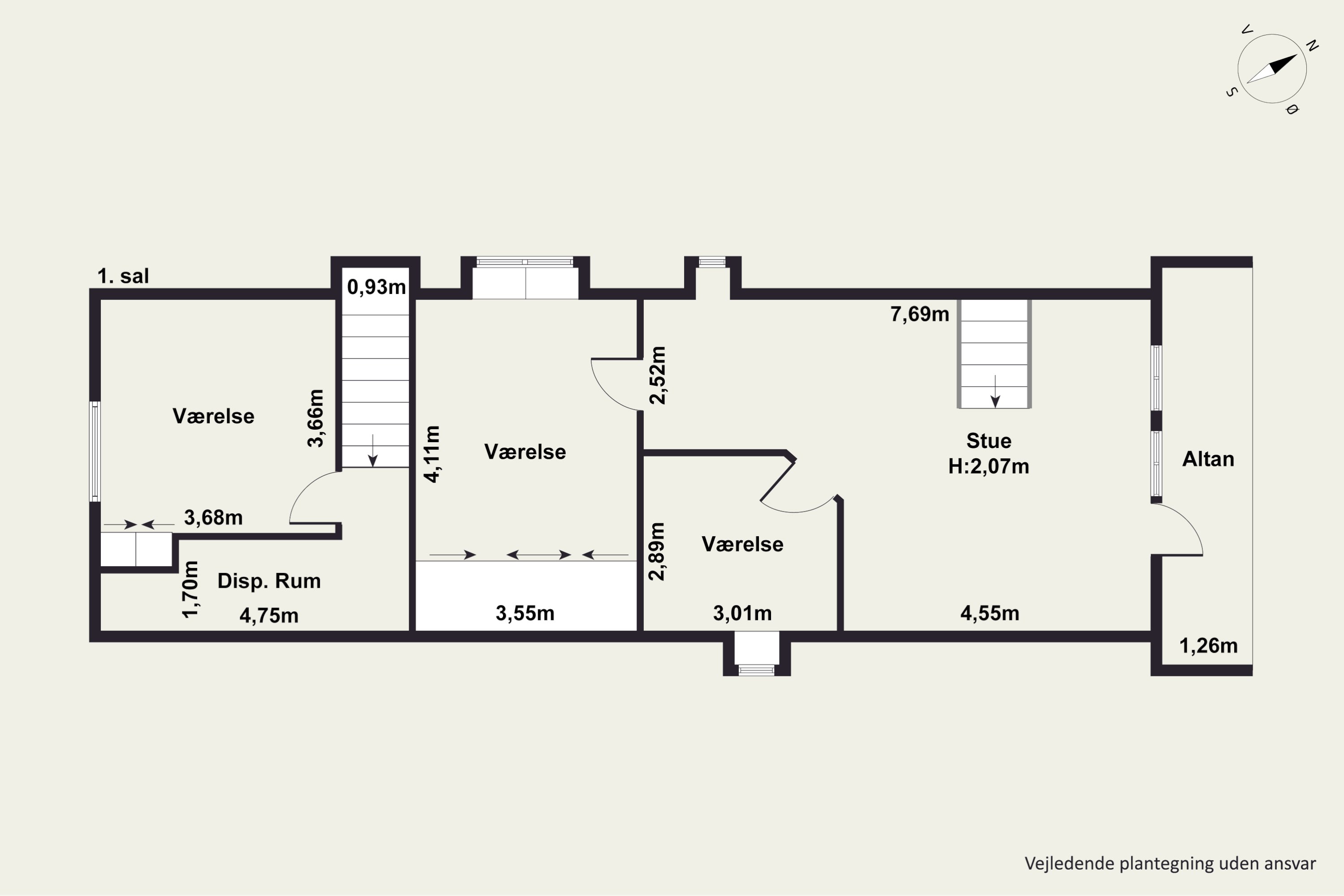 Plantegninger billede af Ørumvej 59, Sdr Ørum, 7840 Højslev