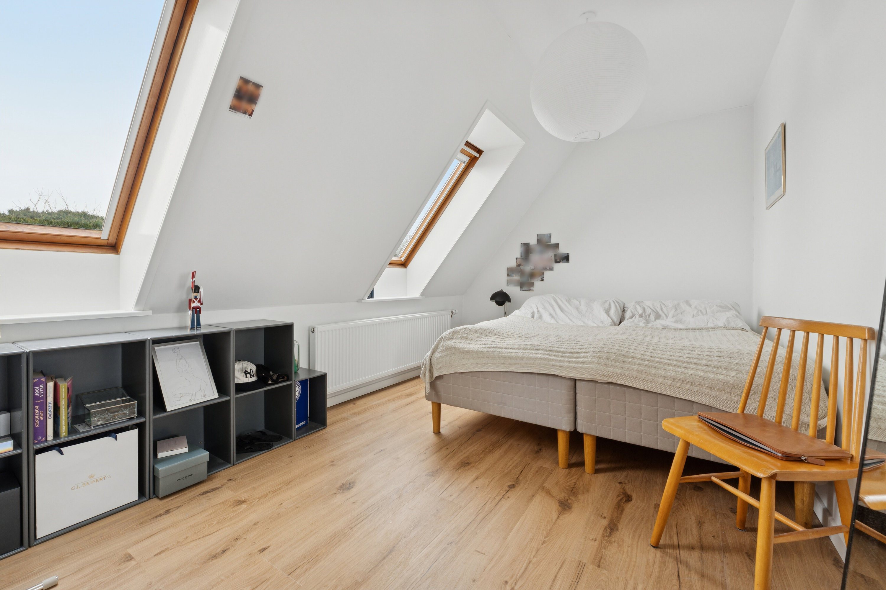 Fremhævet soveværelse billede i fuldskærmstilstand. Billede af Nørreport 8, 5900 Rudkøbing