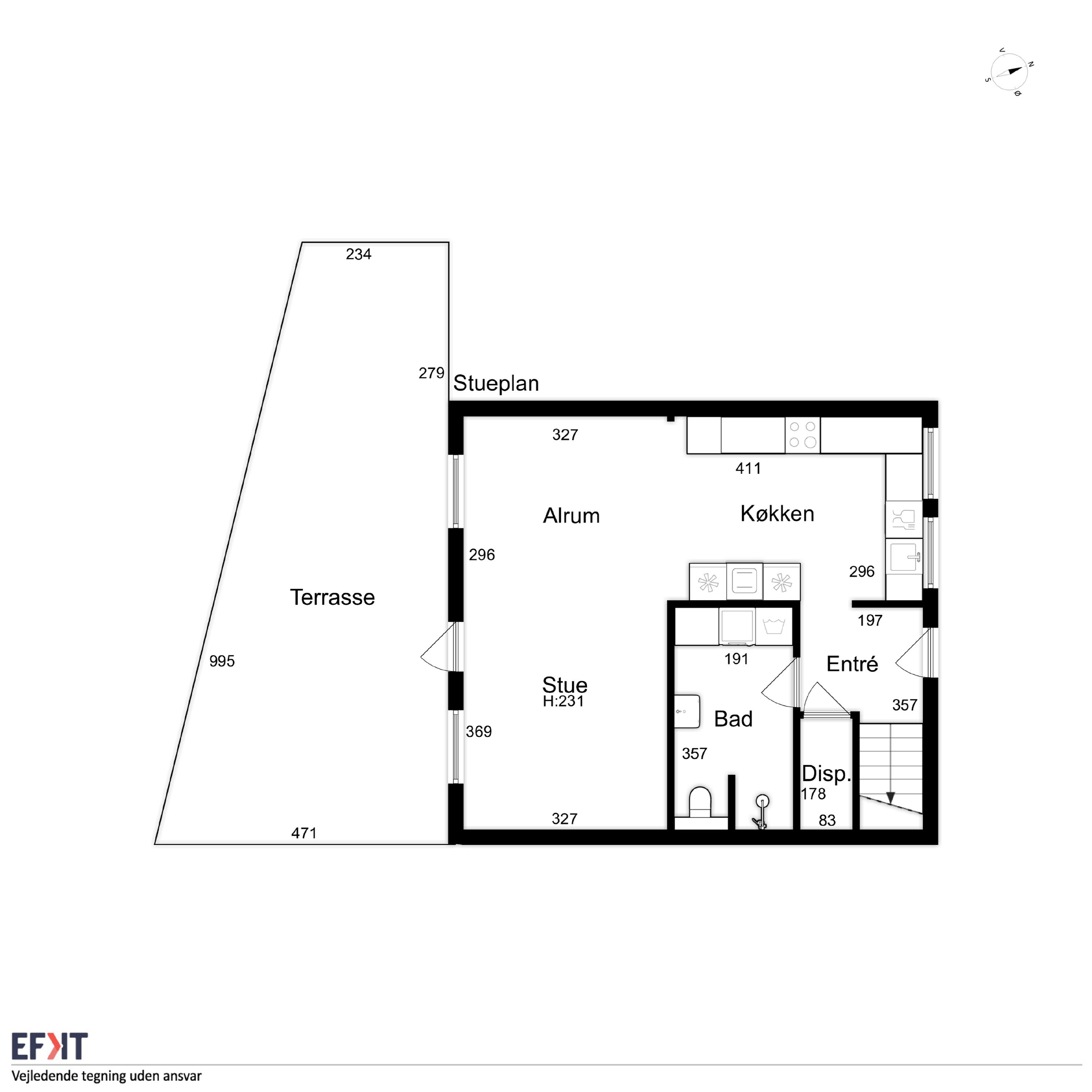 Plantegninger billede af Nørreport 8, 5900 Rudkøbing